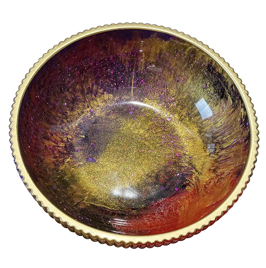 "Solar Flare" - Prismatic Bowl