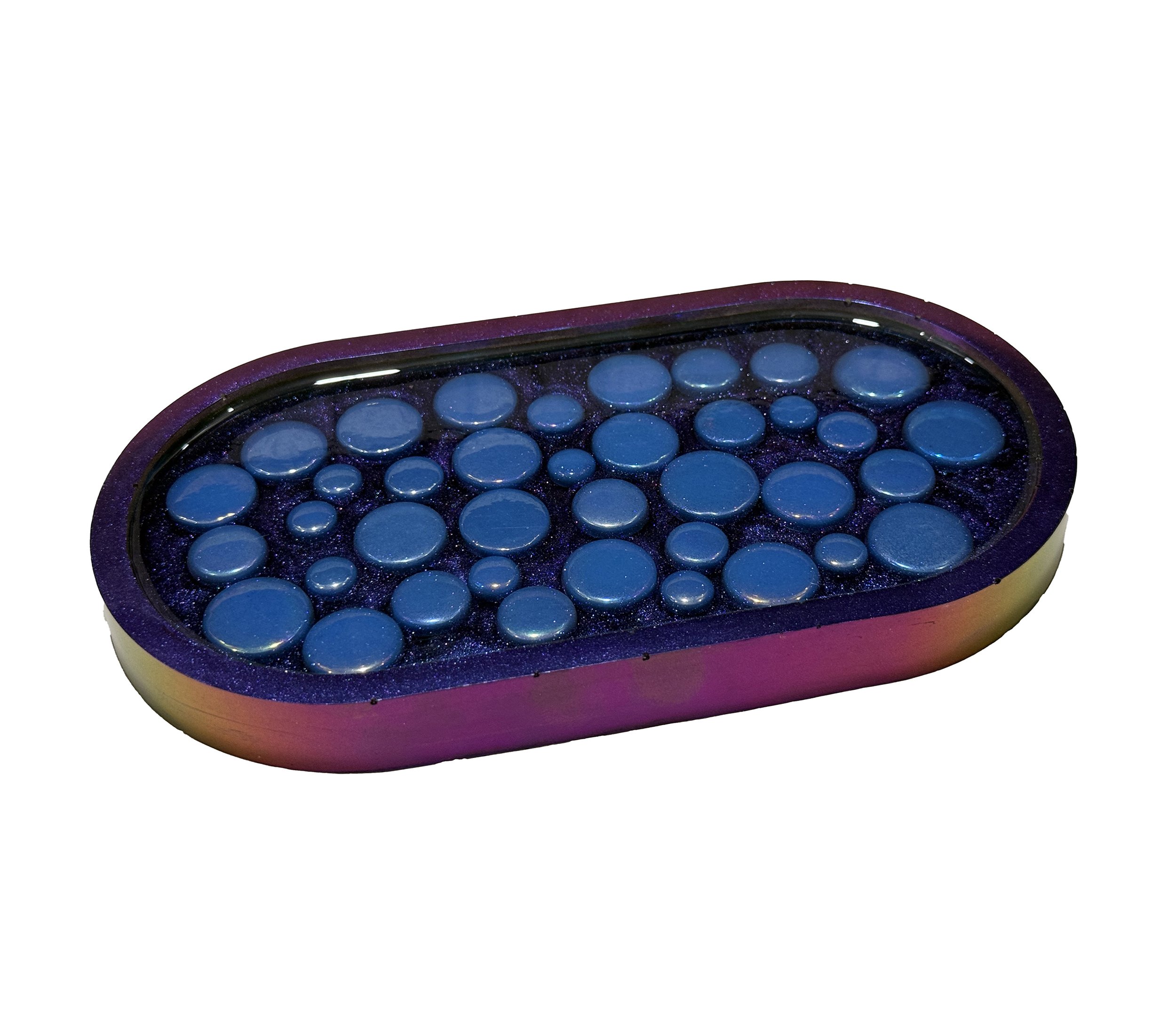 "Celestial Pools" - Oval Tray