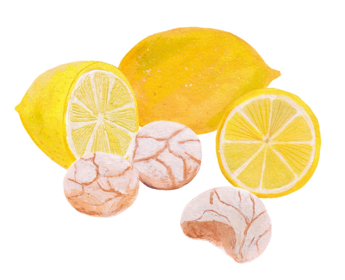 Lemon Amaretti Biscuits