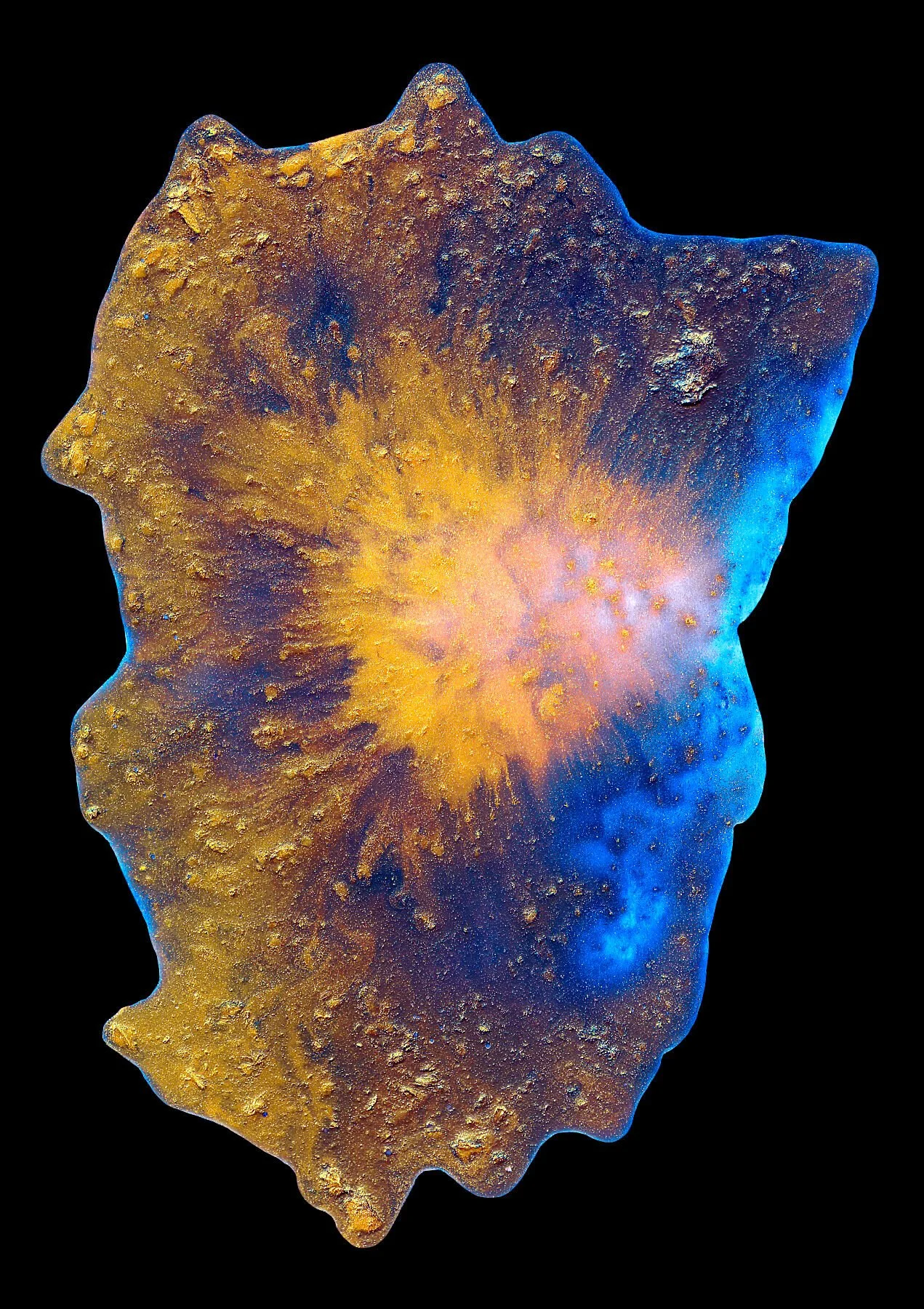 Golden azure fragment