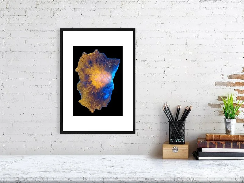 Golden azure fragment