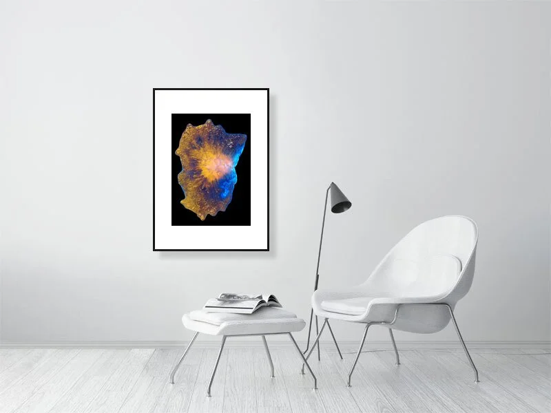 Golden azure fragment