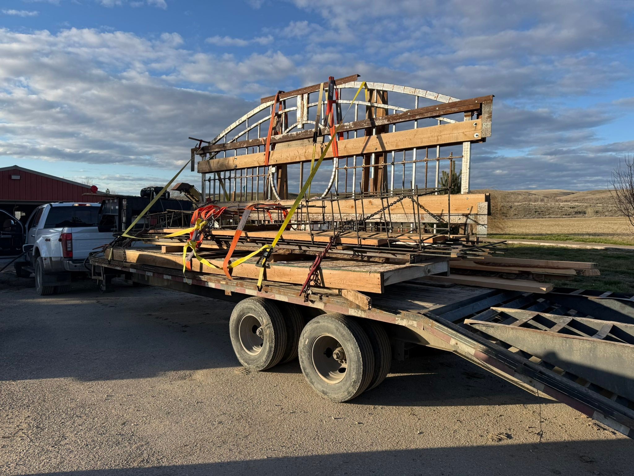 This took a better part of the day just to put it all together and get it secured on the trailer. Hopefully I will deliver it to the Homestead tomorrow afternoon.