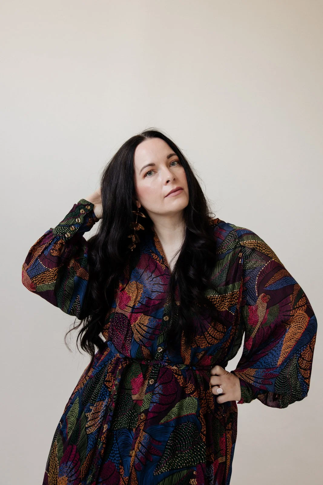 Sara Moon portrait with soft natural light, grounded and present