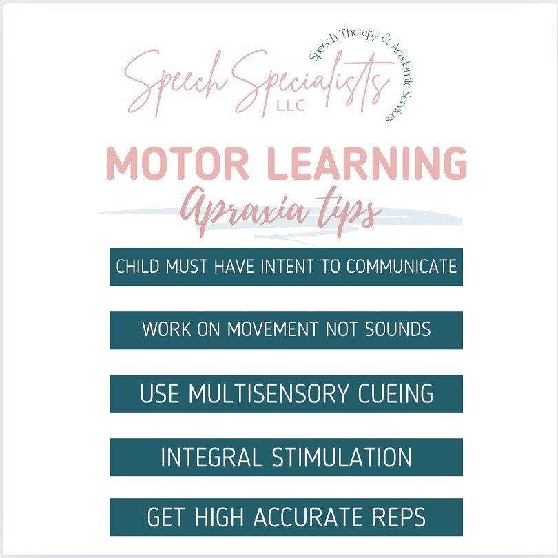 Comment below which tip you&rsquo;d like to learn more about 😊 #apraxia #apraxiaofspeech #slp #speechtherapy #childhoodapraxiaofspeech #speechnj #earlylearning #motorlearning #motorplanning