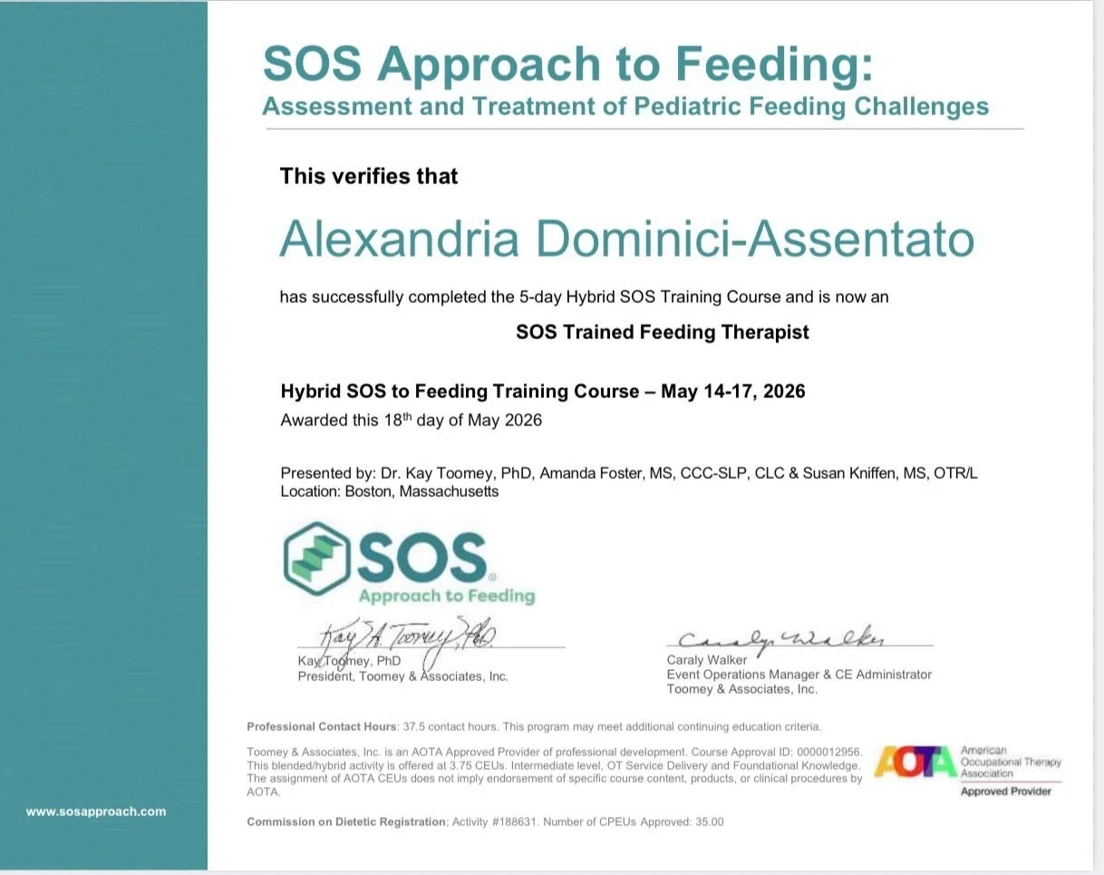 What an amazing 4 day intensive last week at @sosapproachtofeeding in Boston! Feeling inspired and full of new perspective and knowledge to offer to our clients! #speechspecialistsllc #slpnj #speechtherapy #sosfeedingapproach #sosfeeding