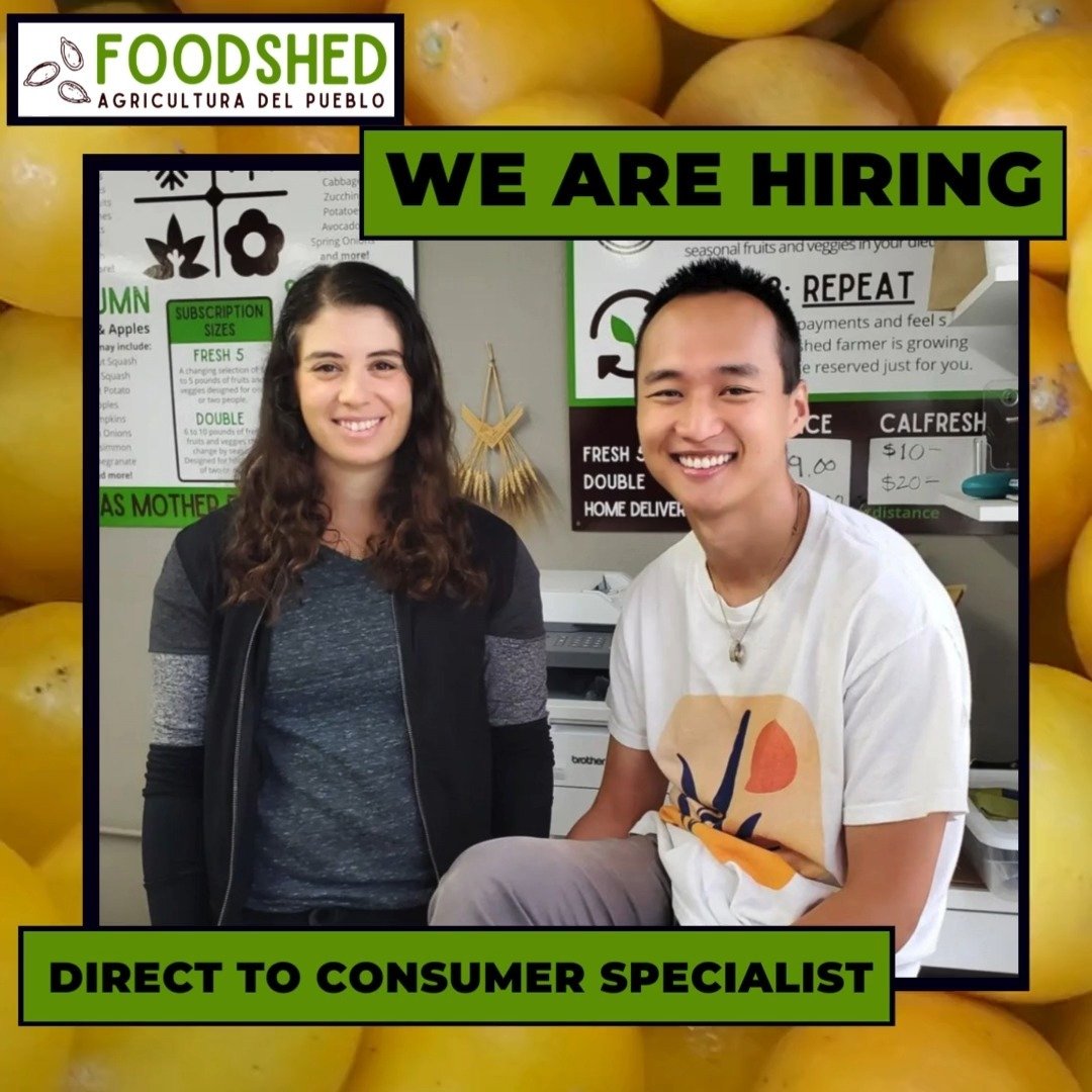 We're looking to expand our team to add a Direct to Consumer Specialist! Check the link in bio for details and help us spread the word! Maybe you know the next foodsheder... or is it you?