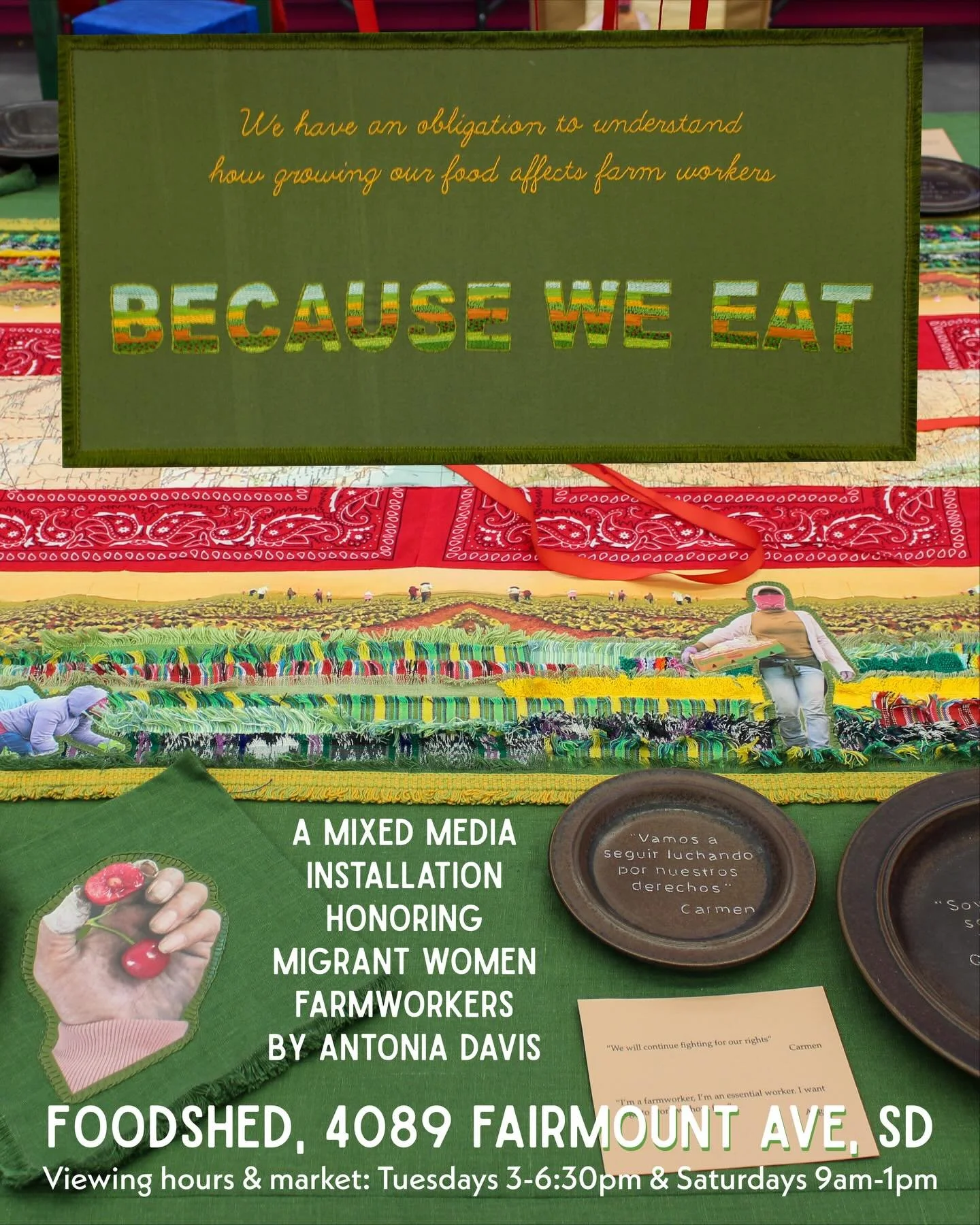 BECAUSE WE EAT, we are automatically in relationship with the people who grow our food. Our food system determines whether that relationship is one of mutuality and respect OR of one-sided exploitation, extraction, and exhaustion.

@antoniaearthling 