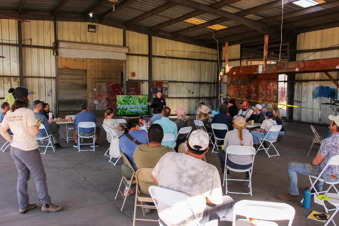 Scenes from our Advancing Markets for Regenerative San Diego Farmers workshop last Thursday. Producers from all over the county came together to develop a shared, farmer-led definition of &ldquo;regenerative&rdquo; agriculture. As the state starts to