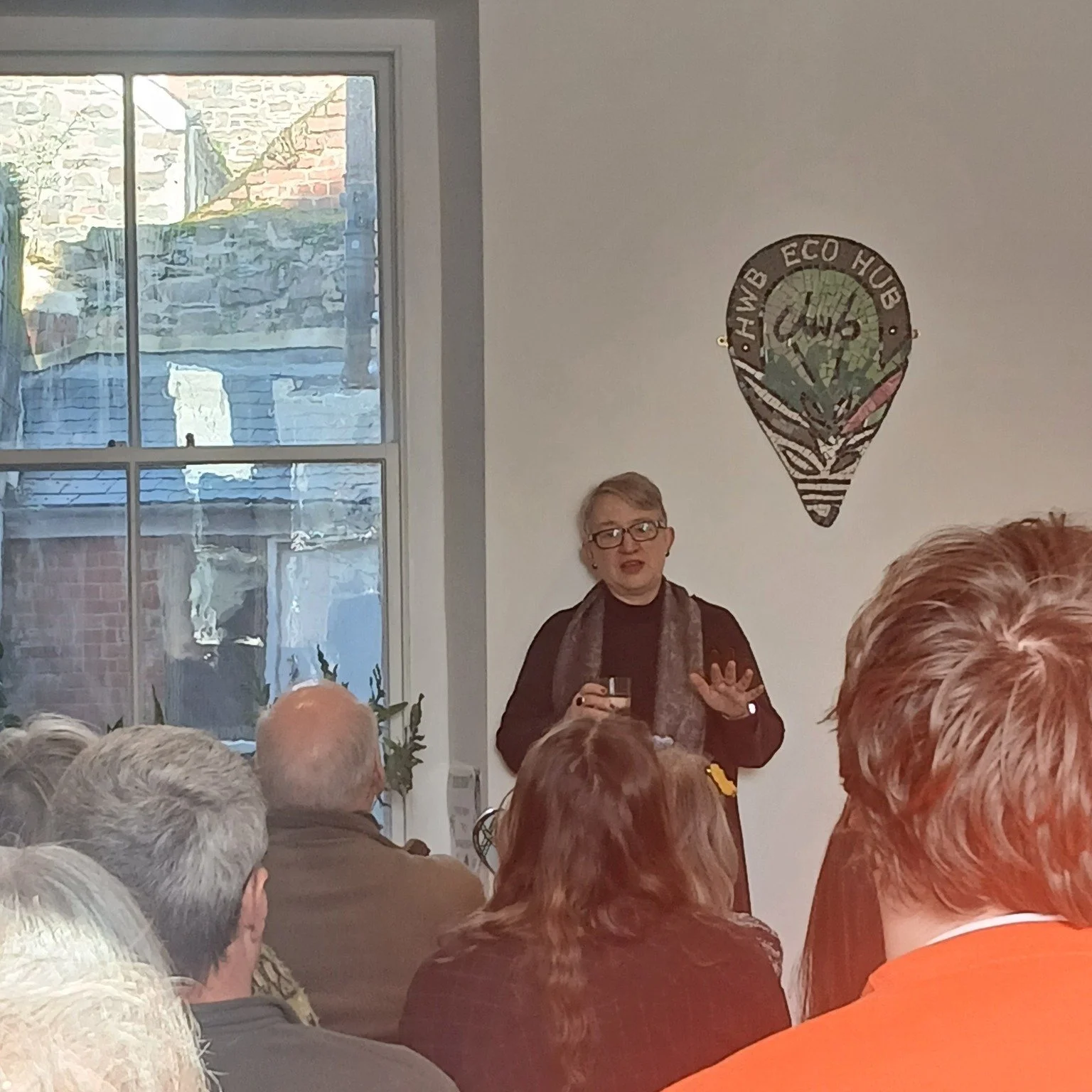 We had a fantastic event on Tuesday at Eco Hub Aber with Natalie Bennett, inspiring thinker and Green Party Peer in The House of Lords. 💚

She spoke about spreading hope not fear, social justice, ideas for a universal basic income and how it is pret