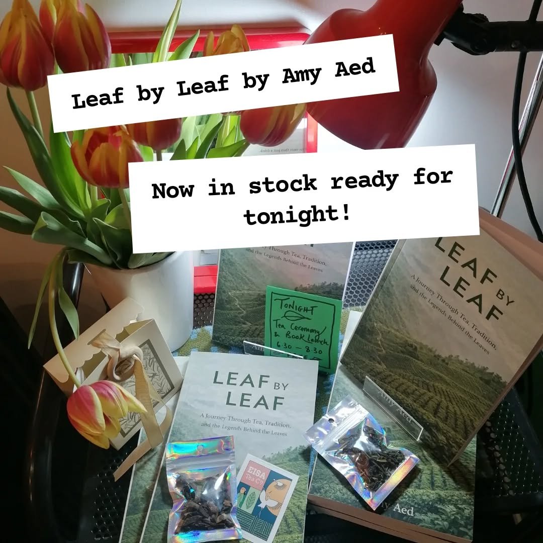 We are super excited to have Leaf by Leaf by Amy Aed in stock!

 The books are ready for our tea ceremony and launch event tonight! Pop in for a copy or link in bio to grab one of the last few free spots 🫖 🌿

Tea ceremony and book launch with tea e