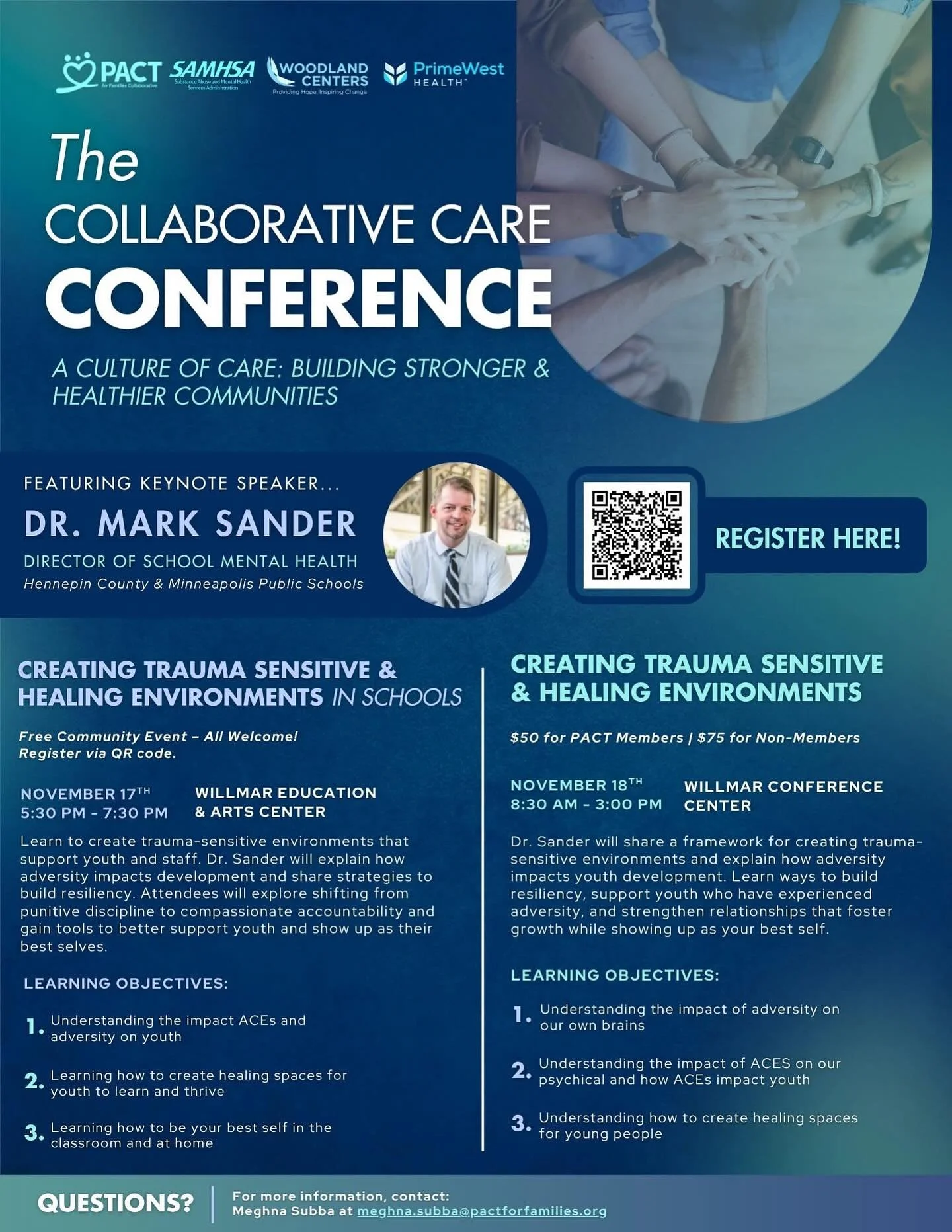 I&rsquo;m excited to be presenting at The Collaborative Care Conference in Willmar next month! 💙

I&rsquo;ll be leading breakout sessions on resilience and mental health &mdash; two things we all need more of in today&rsquo;s world. Grateful to be p