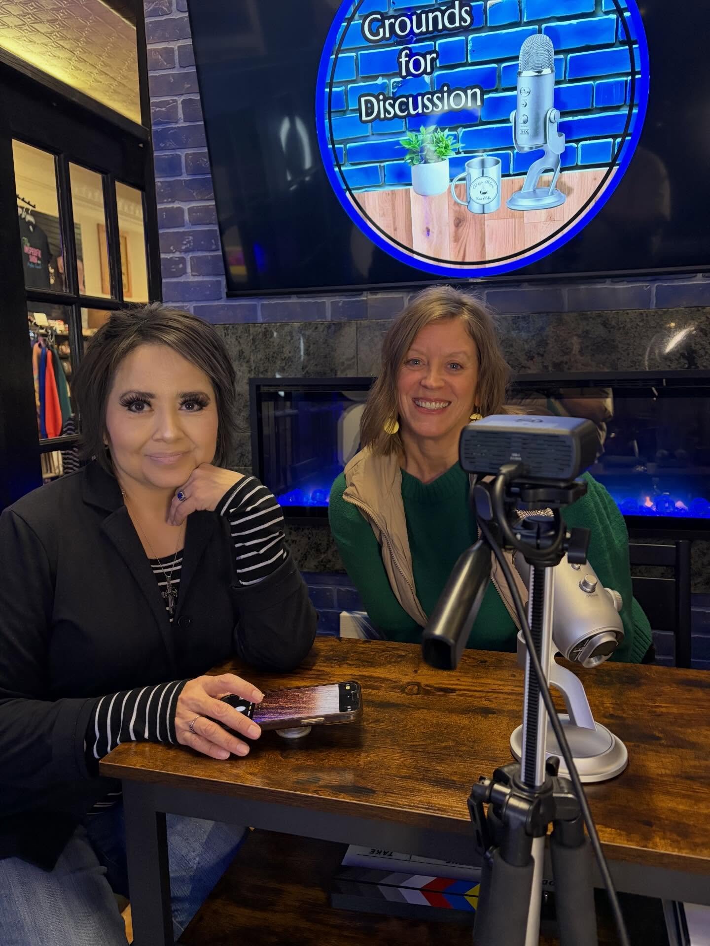 Mental health.
Life &mdash; and everything in between.
Starting over (more than once).

Real talk. Real moments.
And&hellip; a few laughs along the way.

Grateful to Patty Dusing and Grounds for Discussion &mdash; and for the full-circle moment of be