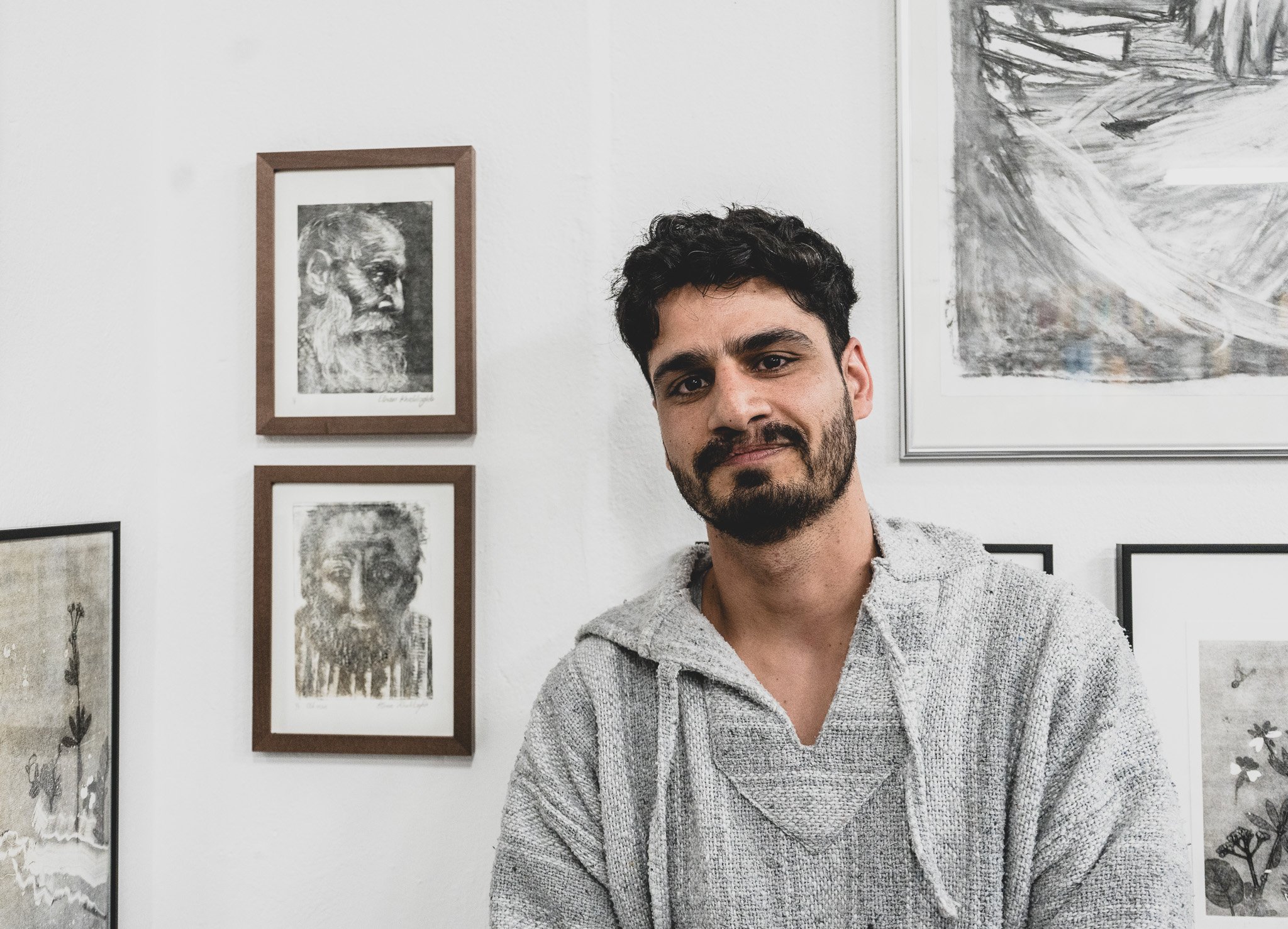 Drawing Class - Charcoal Exhibition - Zurich Material Raum für Buchkultur - monotype - Artemis Tsakiri - Drawing Course