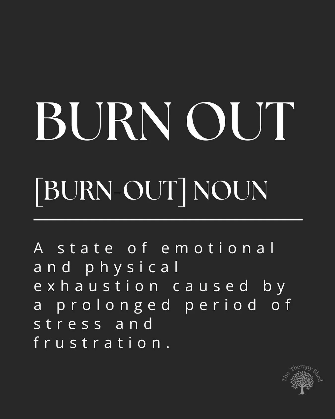 𝗖𝗮𝗻 𝘆𝗼𝘂 𝗿𝗲𝗹𝗮𝘁𝗲 𝘁𝗼 𝘁𝗵𝗶𝘀?

𝗕𝘂𝗿𝗻𝗼𝘂𝘁 𝗶𝘀 𝗻𝗼𝘁 𝗷𝘂𝘀𝘁 𝘁𝗵𝗲 𝗿𝗲𝘀𝘂𝗹𝘁 𝗼𝗳 𝘄𝗼𝗿𝗸𝗶𝗻𝗴 𝗹𝗼𝗻𝗴 𝗵𝗼𝘂𝗿𝘀.  𝗜𝘁 𝗰𝗮𝗻 𝗼𝗰𝗰𝘂𝗿 𝘄𝗵𝗲𝗻 𝘆𝗼𝘂&rsquo;𝗿𝗲 𝗻𝗼𝘁 𝗶𝗻 𝗰𝗼𝗻𝘁𝗿𝗼𝗹 𝗼𝗳 𝗵𝗼𝘄 𝘆𝗼𝘂 𝗰𝗮𝗿𝗿𝘆 𝗼