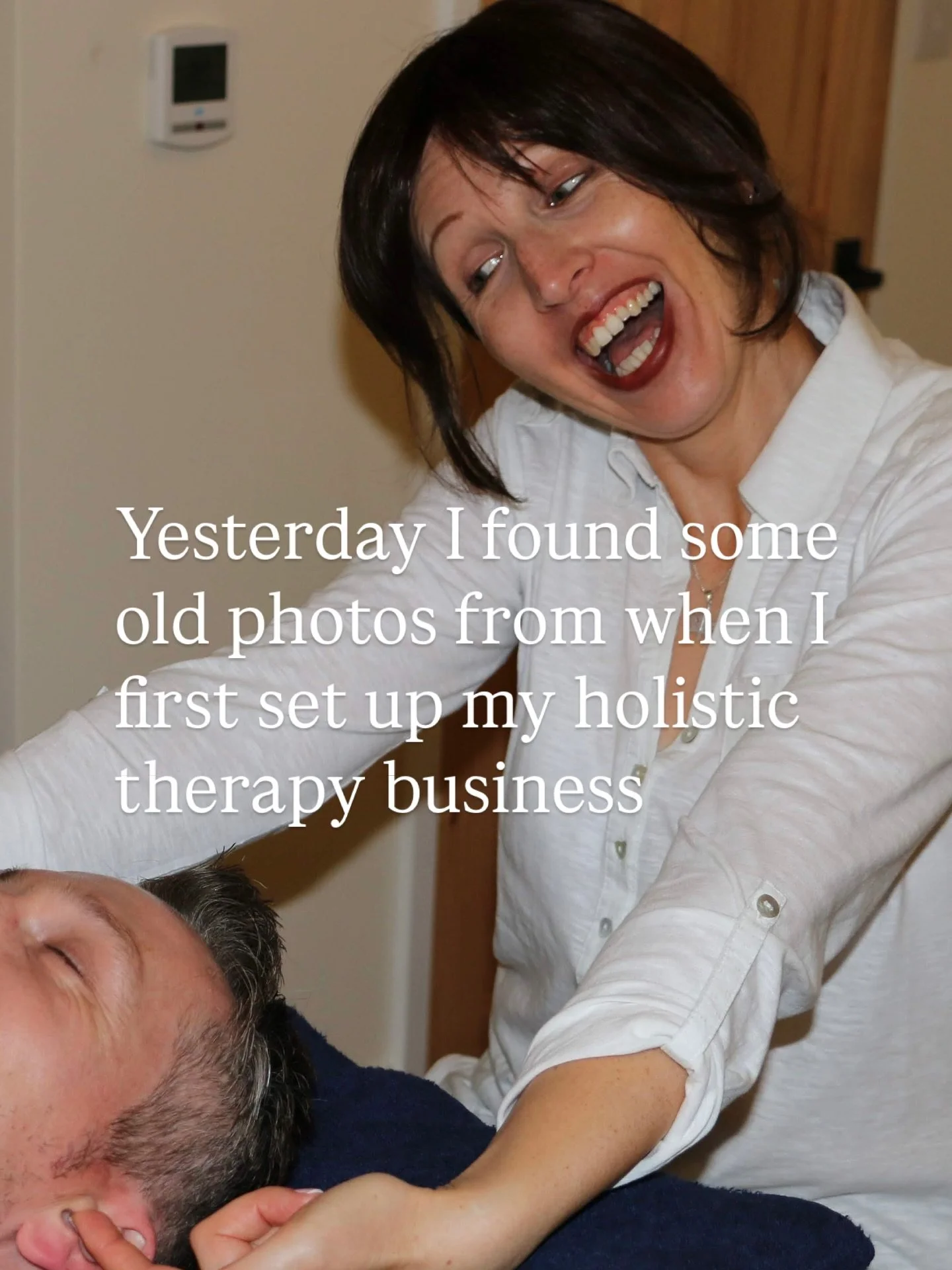 9 years ago: building up my holistic therapy business in Oxfordshire before we upped sticks, moved to Herefordshire, and I had to do it all again! 

Some of the therapies have remained constant and evolved (Bowen Technique, Reflexology, Reiki), some 