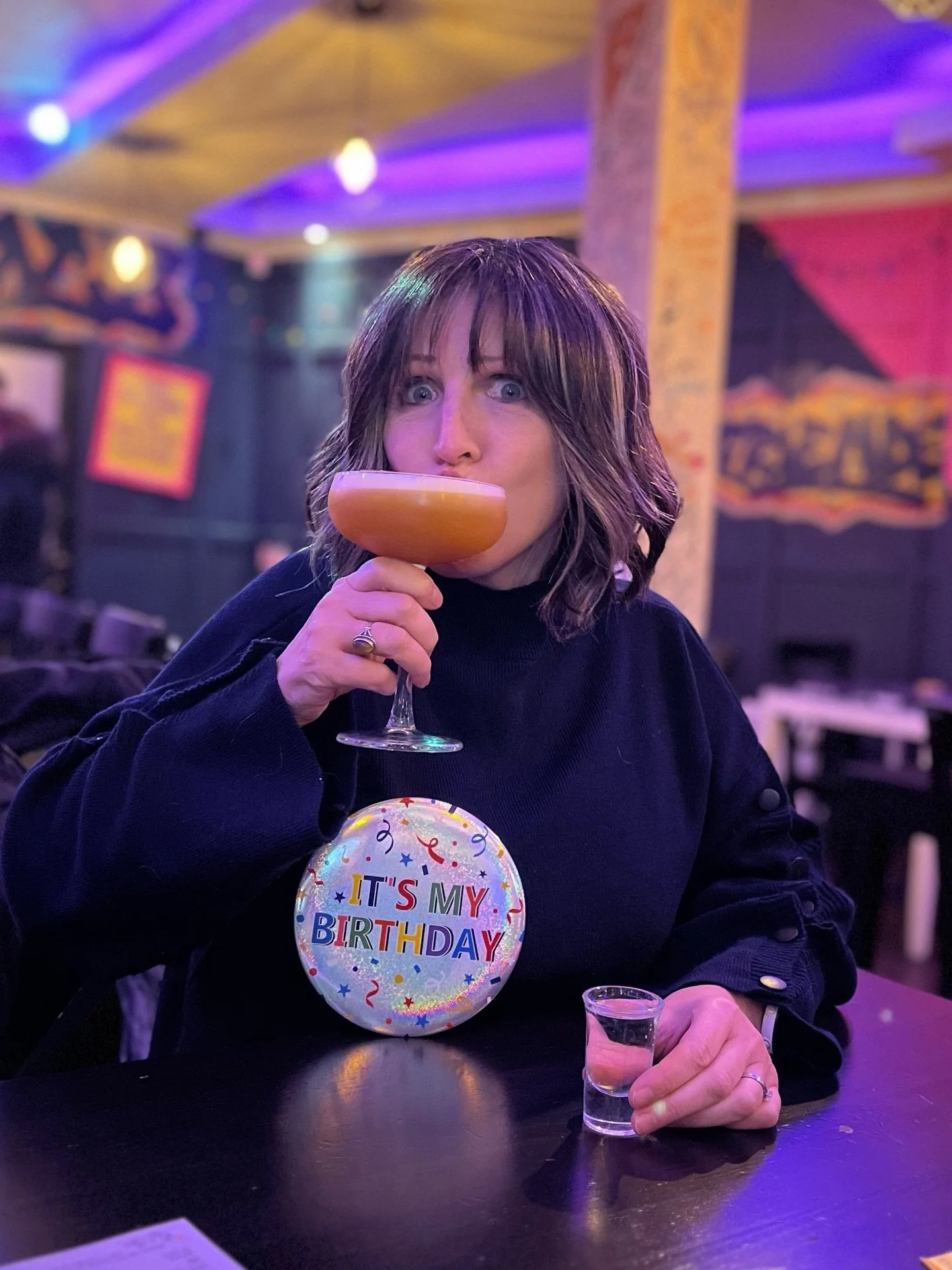 𝗜𝘁 𝘄𝗮𝘀 𝗺𝘆 𝗯𝗶𝗿𝘁𝗵𝗱𝗮𝘆 𝘆𝗲𝘀𝘁𝗲𝗿𝗱𝗮𝘆, 𝗾𝘂𝗶𝘁𝗲 𝗮 𝗯𝗶𝗴 𝗼𝗻𝗲, 𝗮𝗰𝘁𝘂𝗮𝗹𝗹𝘆.  𝗖𝗲𝗹𝗲𝗯𝗿𝗮𝘁𝗲𝗱 𝘄𝗶𝘁𝗵 𝗮 𝗳𝗲𝘄 𝗱𝗮𝘆𝘀 𝘄𝗶𝘁𝗵 𝗺𝘆 𝗳𝗮𝗺𝗶𝗹𝘆 𝗶𝗻 𝘁𝗵𝗲 𝗦𝗵𝗶𝗿𝗲 𝘄𝗶𝘁𝗵 𝗰𝗼𝗰𝗸𝘁𝗮𝗶𝗹𝘀, 𝘁𝗼𝗼 𝗺𝘂𝗰𝗵 𝗳𝗼