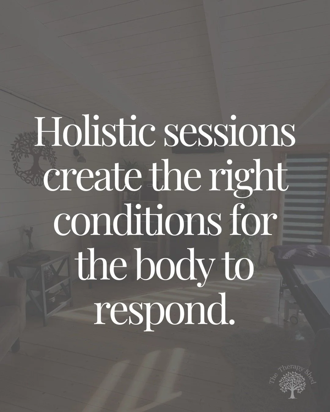 𝗬𝗼𝘂𝗿 𝘀𝘁𝗿𝗲𝘀𝘀𝗲𝗱 𝗼𝘂𝘁 𝗯𝗼𝗱𝘆 𝗻𝗲𝗲𝗱𝘀 𝘁𝗼 𝗳𝗲𝗲𝗹 𝘀𝗮𝗳𝗲. 𝗛𝗼𝗹𝗶𝘀𝘁𝗶𝗰 𝘀𝗲𝘀𝘀𝗶𝗼𝗻𝘀 𝗵𝗲𝗹𝗽 𝗰𝗮𝗹𝗺 𝘁𝗵𝗲 𝗻𝗲𝗿𝘃𝗼𝘂𝘀 𝘀𝘆𝘀𝘁𝗲𝗺 𝘀𝗼 𝘆𝗼𝘂𝗿 𝗯𝗿𝗮𝗶𝗻 𝗰𝗮𝗻 𝘀𝘁𝗮𝗿𝘁 𝘁𝗼 𝗺𝗮𝗸𝗲 𝗰𝗵𝗮𝗻𝗴𝗲𝘀 𝗶𝗻 𝘁𝗵𝗲 𝗯