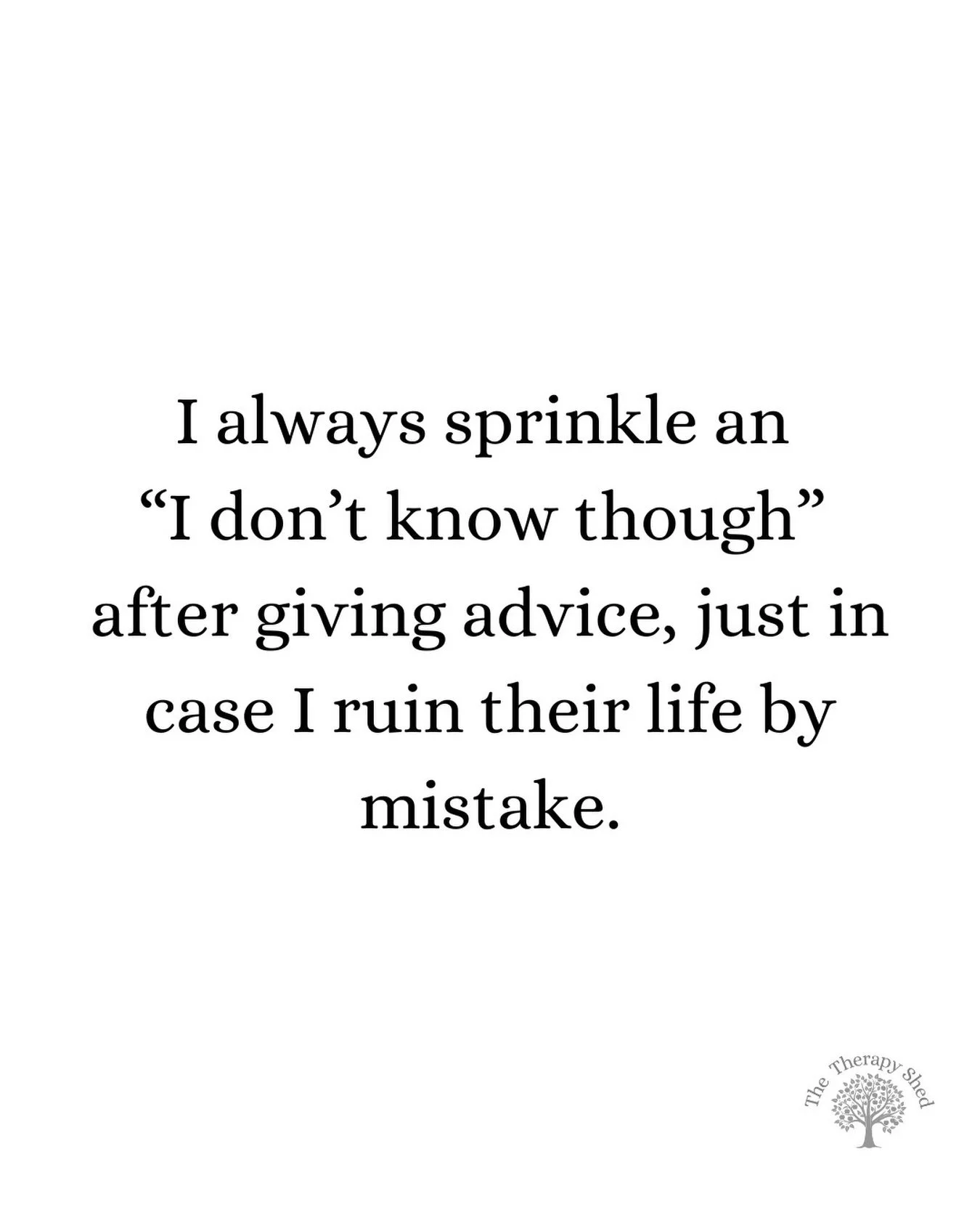 𝗧𝗿𝘂𝗲 𝘀𝘁𝗼𝗿𝘆. 😆💯 

#therapistlife #holistichealthandwellness #emotionalhealthmatters #mindbodybalance #herefordshire