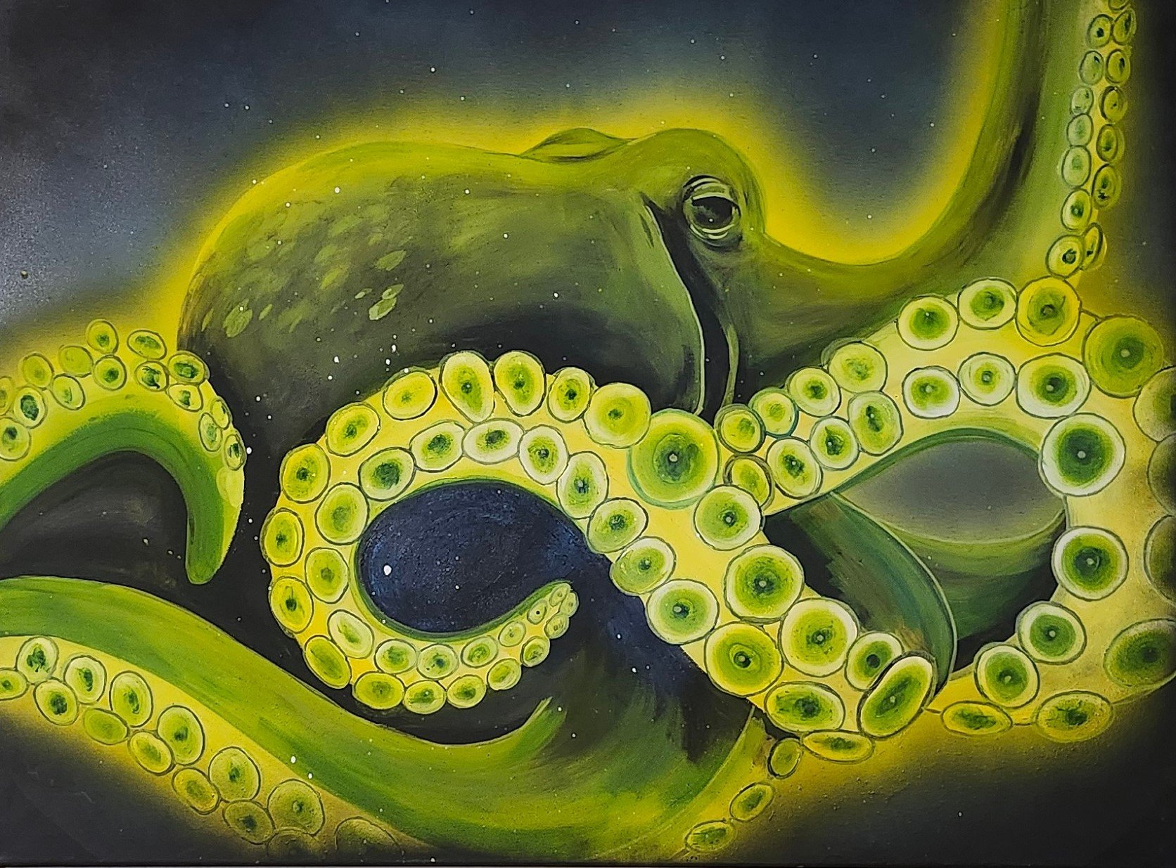 Glowing Green
