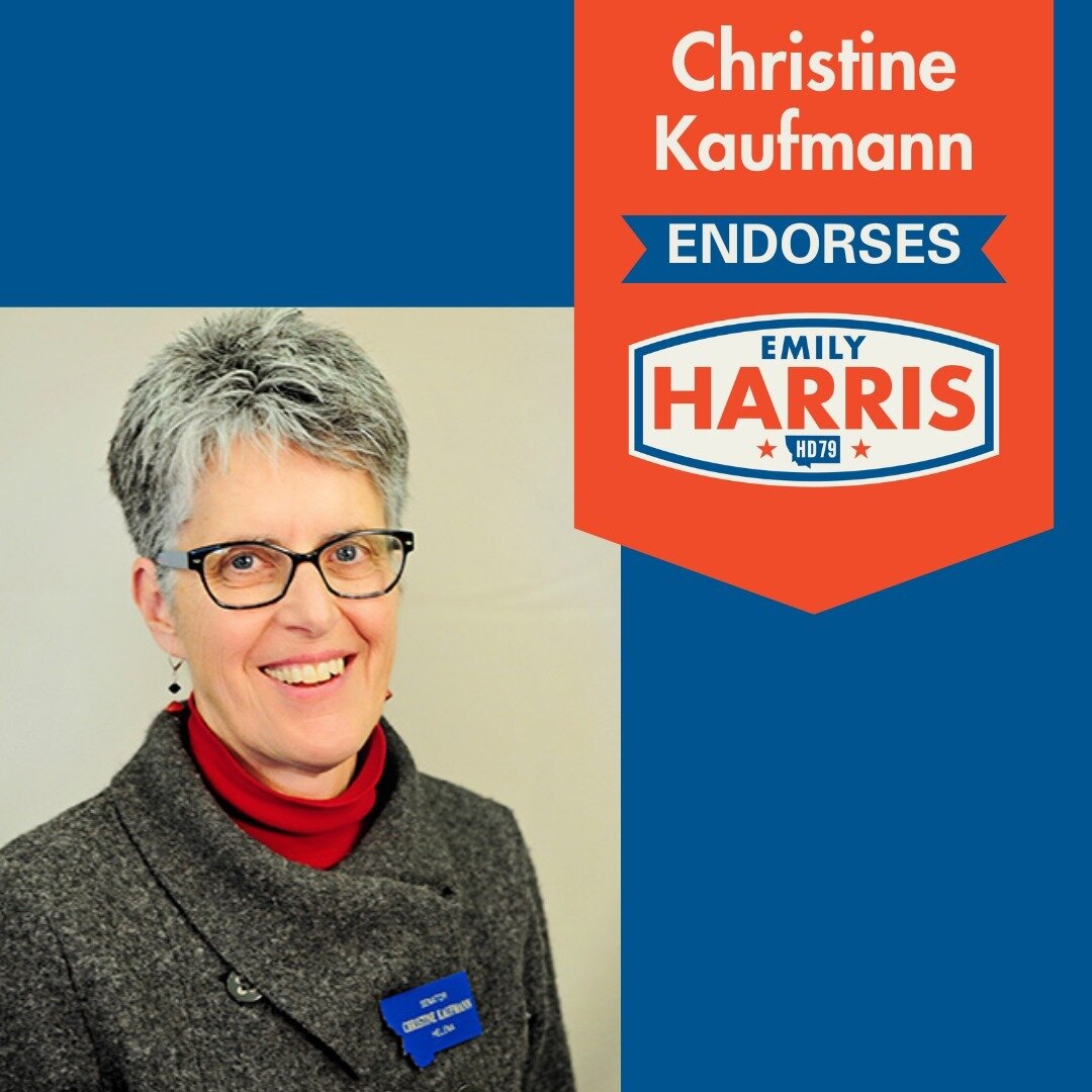 A trailblazer in her own right. Proud to have earned the support of former Helena Representative &amp; Senator, Christine Kaufmann.

Thank you, Christine, for supporting my campaign and for your service to our community.