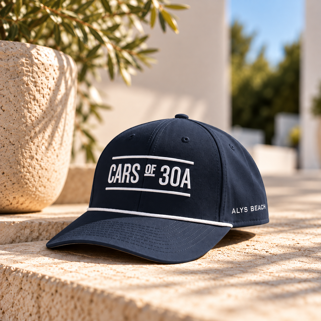 Navy Cars of 30A Resort Cap.png