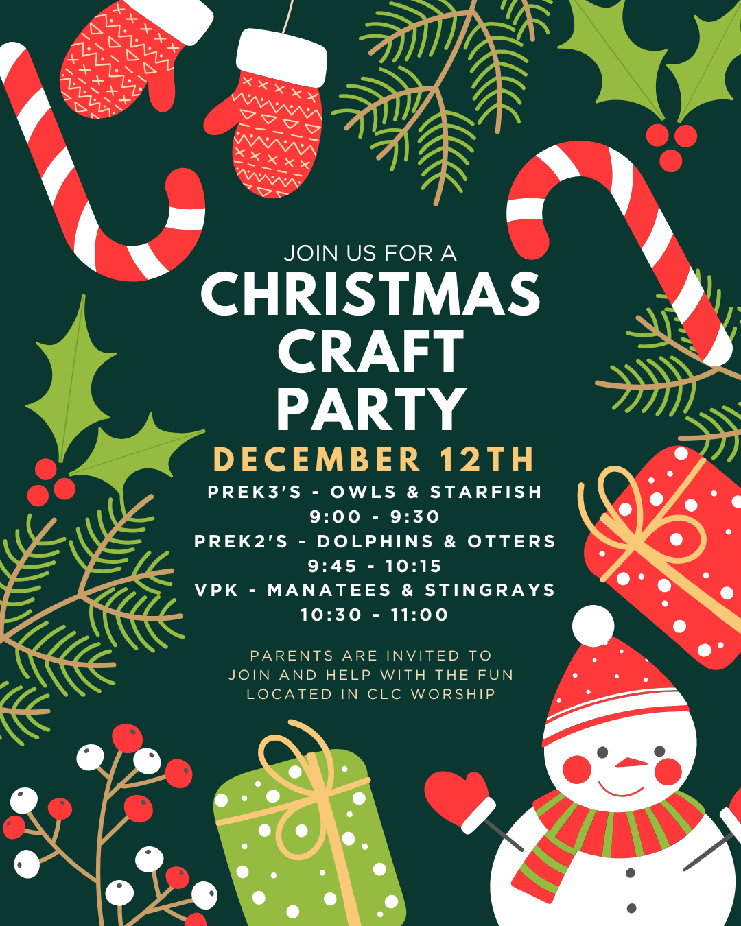 Christmas Craft Party