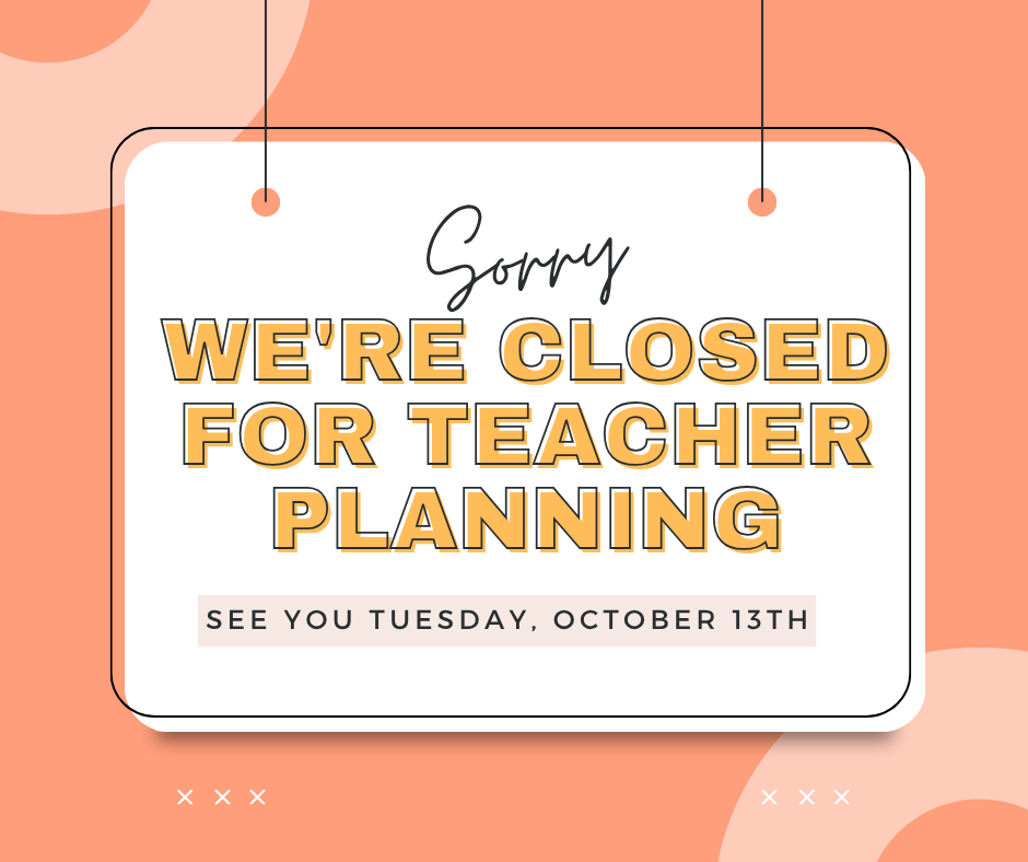 Closed for Teacher Planning