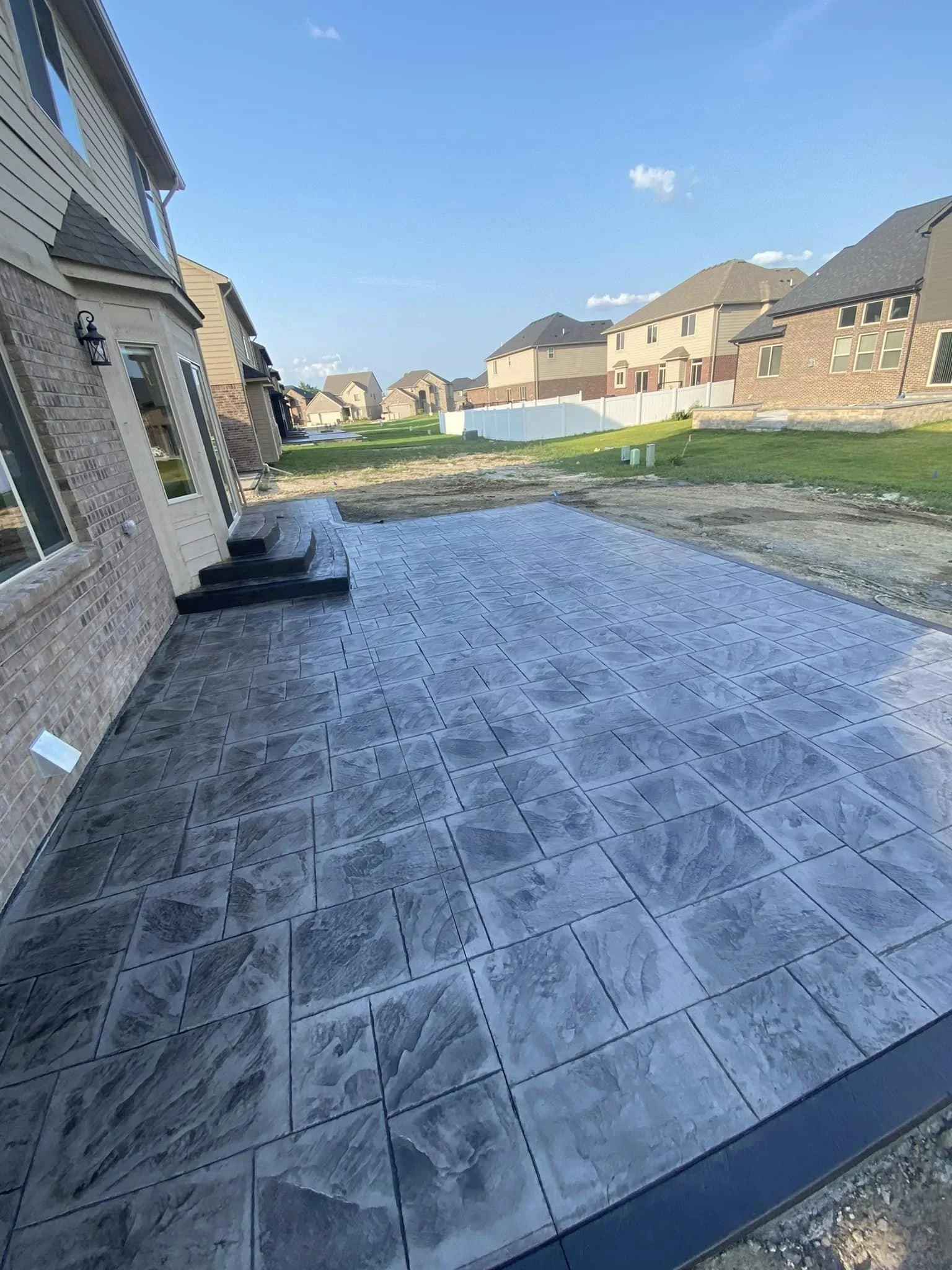 stamped concrete