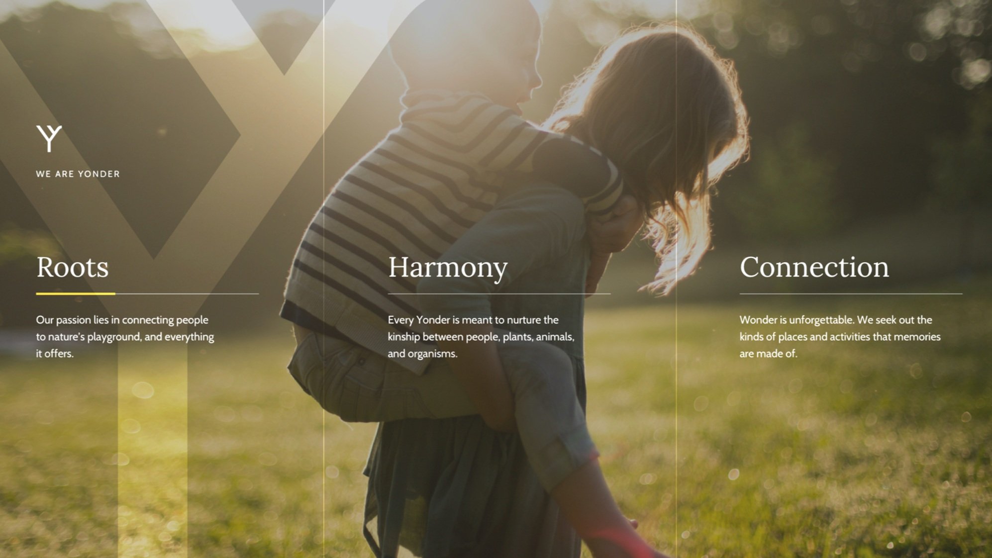 Yonder.com page