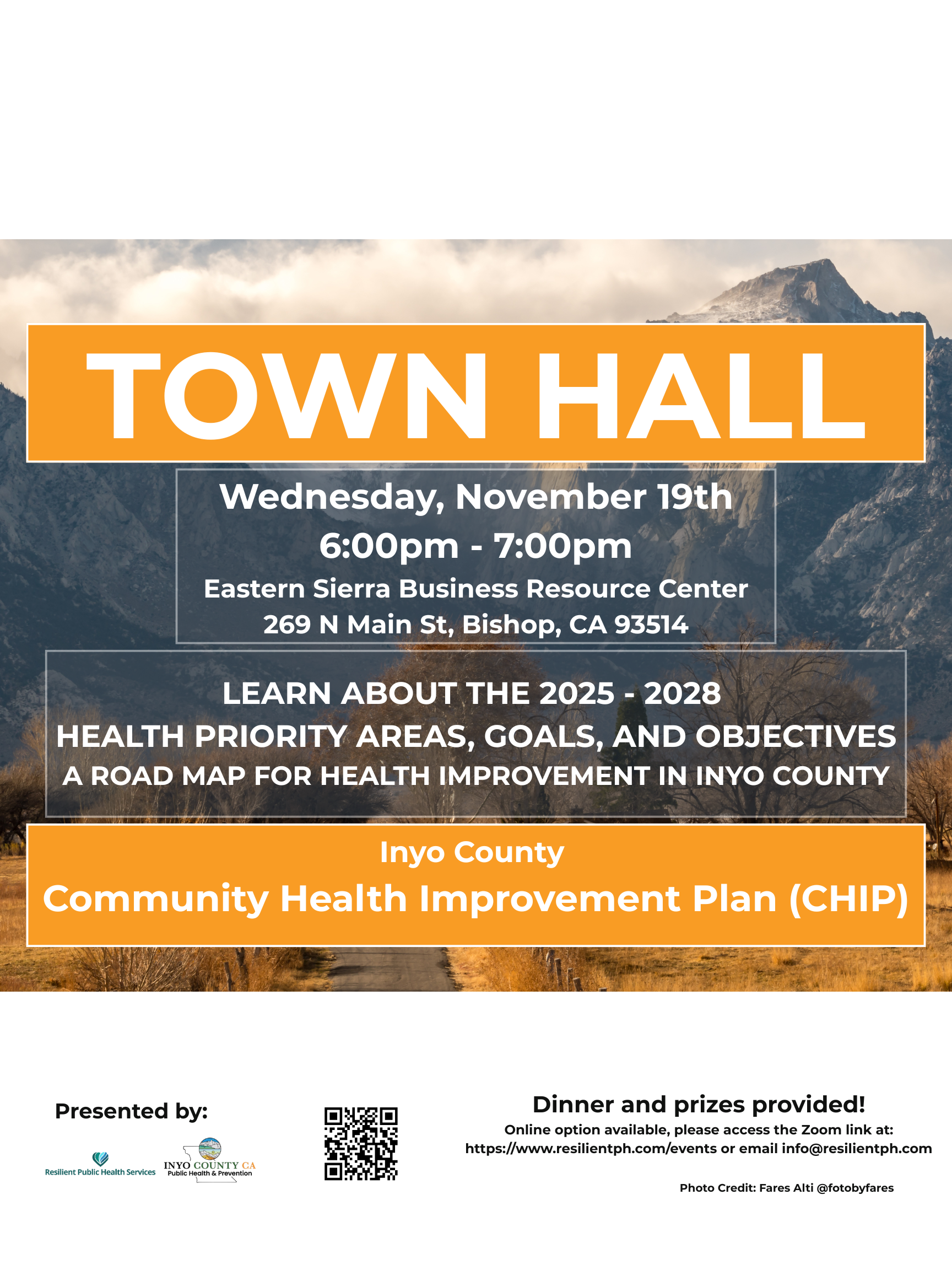 Inyo County 2025 - 2028 Community Health Improvement Plan Town Hall