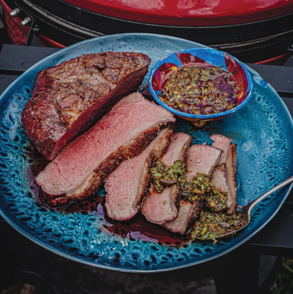 South of the Border Steak with Chimichurri 