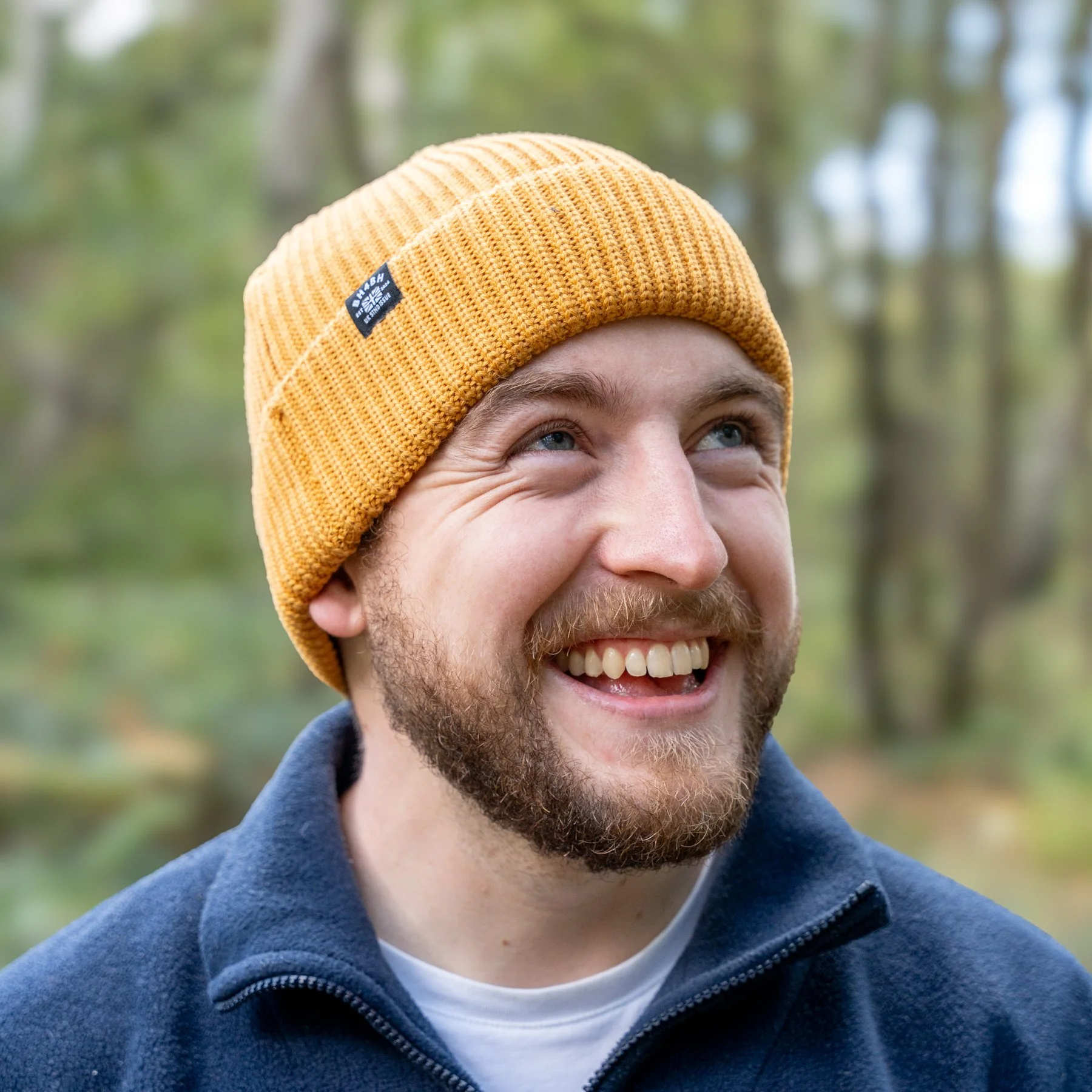 Big Head Woolen Hat - Yellow Merino Wool Hat 2.jpg