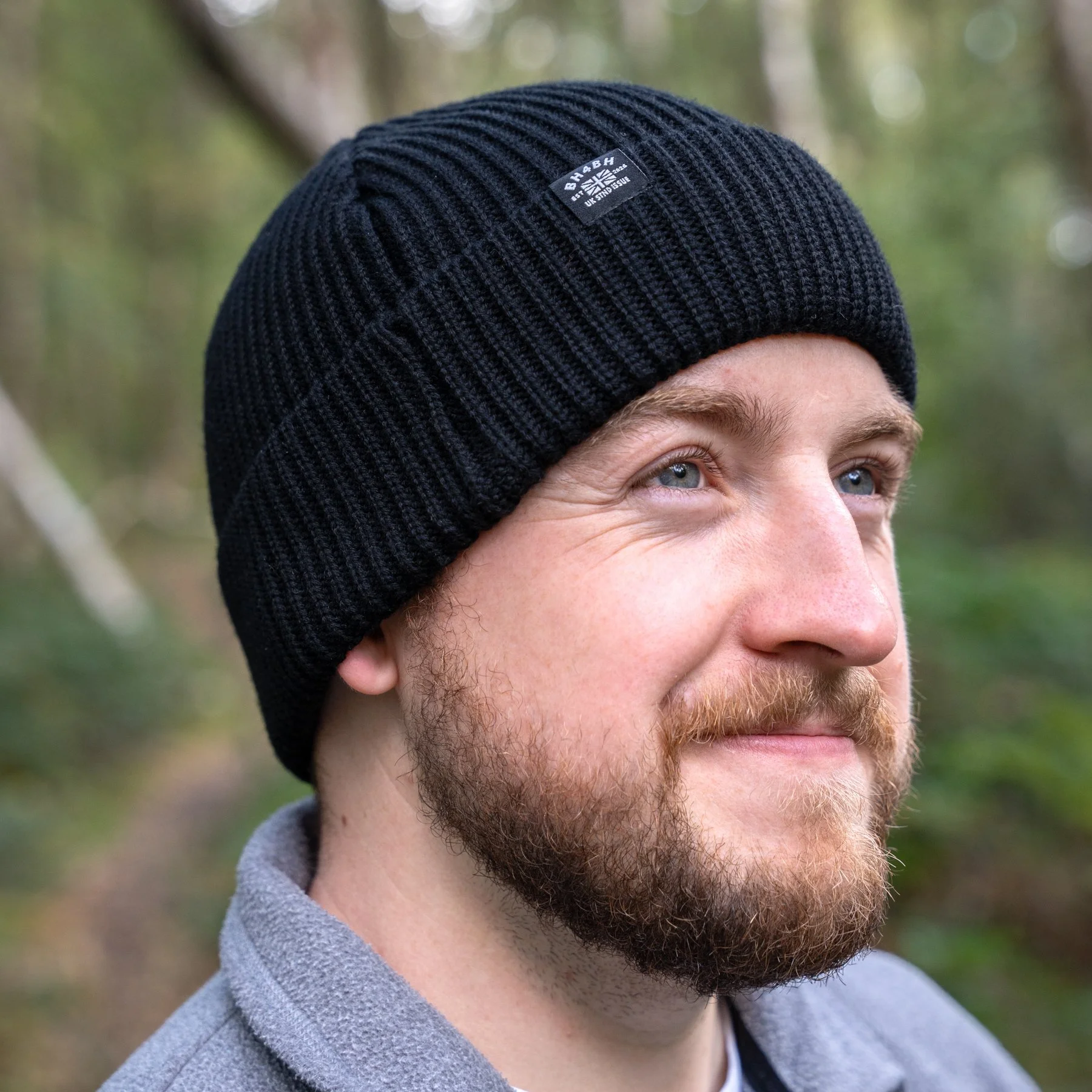 Big Head Woolen Hat - Black Merino Wool Hat 3.jpg