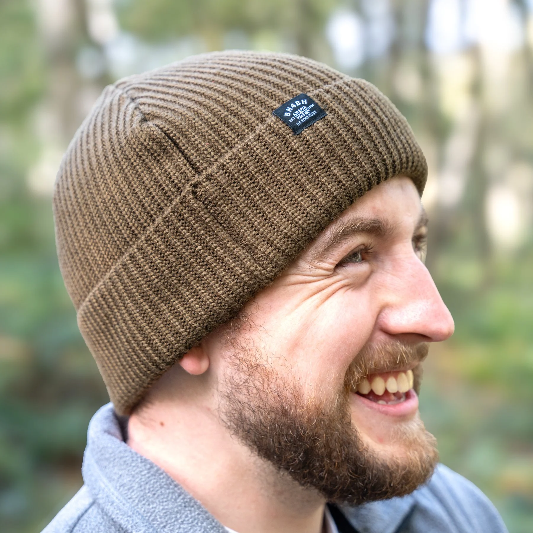 Big Head Woolen Hat - Kharki Merino Wool Hat 3.jpg
