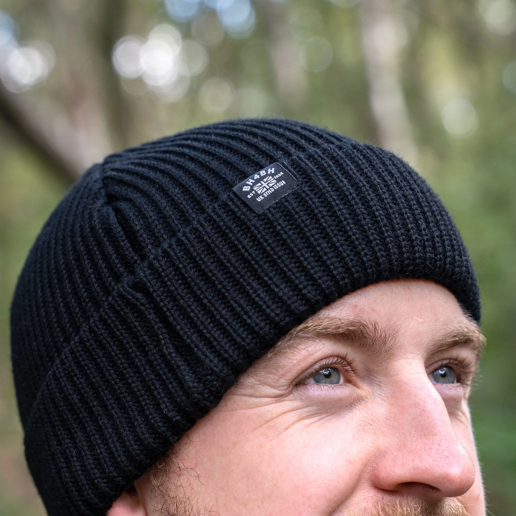 Big Head Woolen Hat - Black Merino Wool Hat 2.jpg