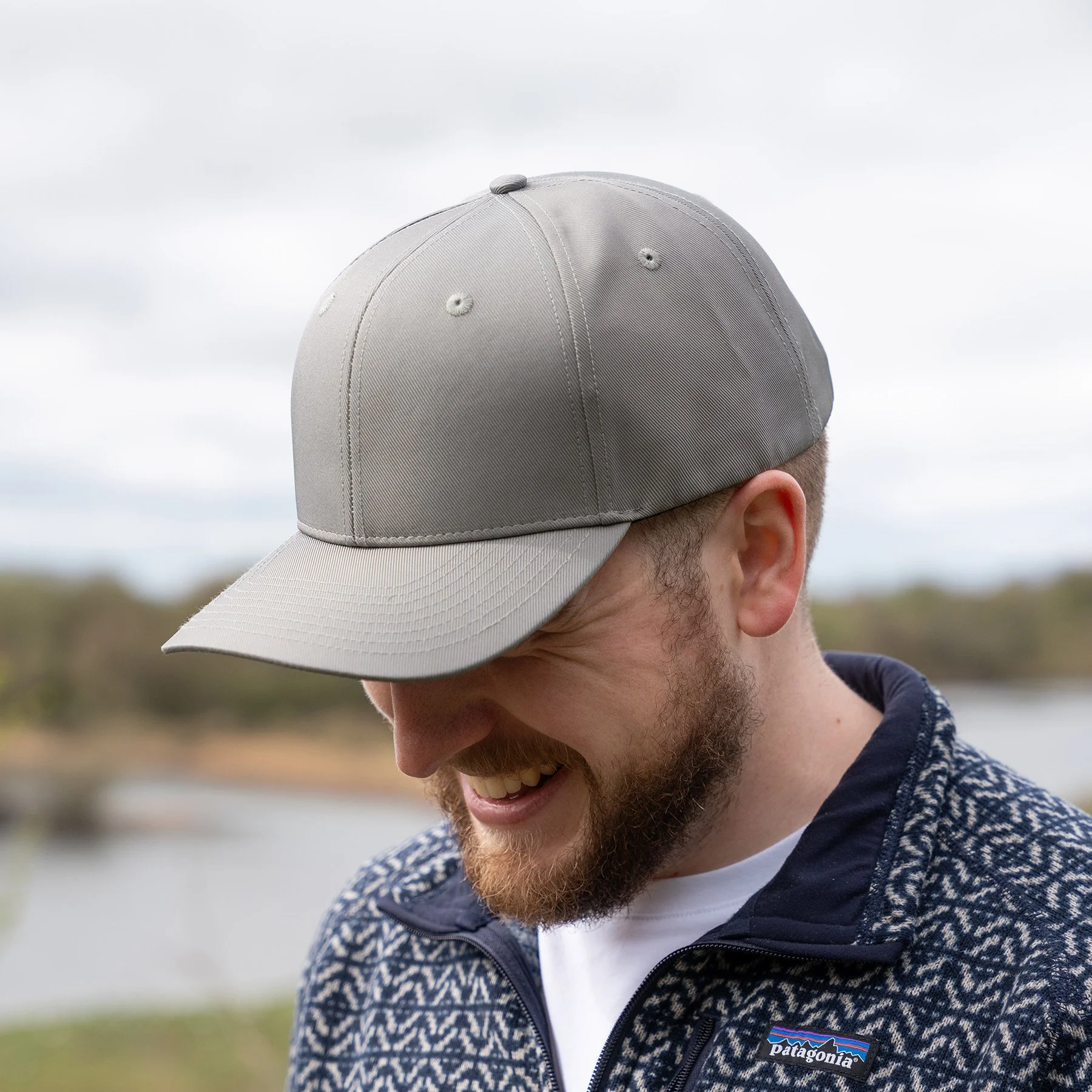 Big Grey Baseball Hat - XL Cap