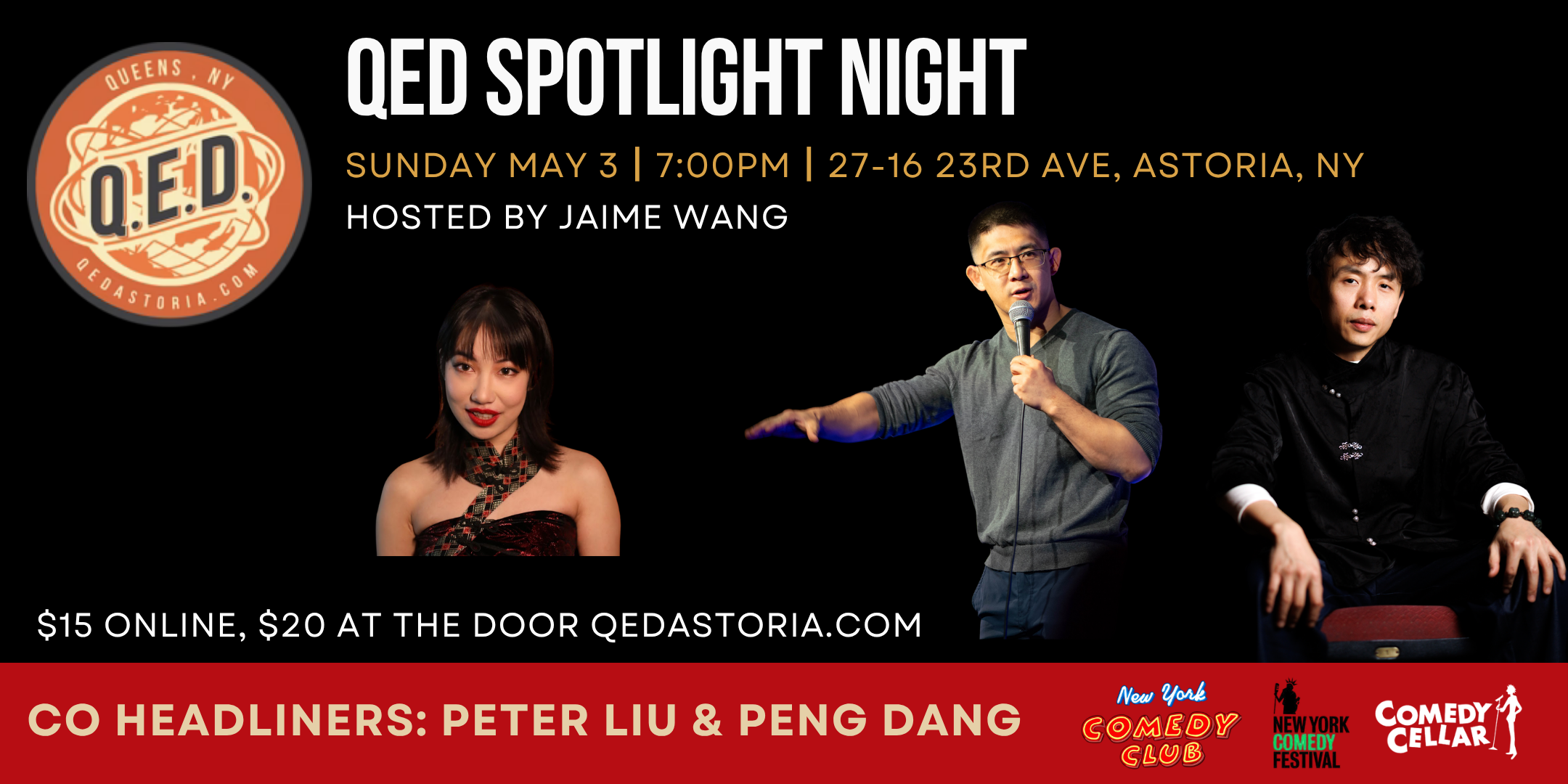 Co-headlining Night with Peter Liu and Peng Dang