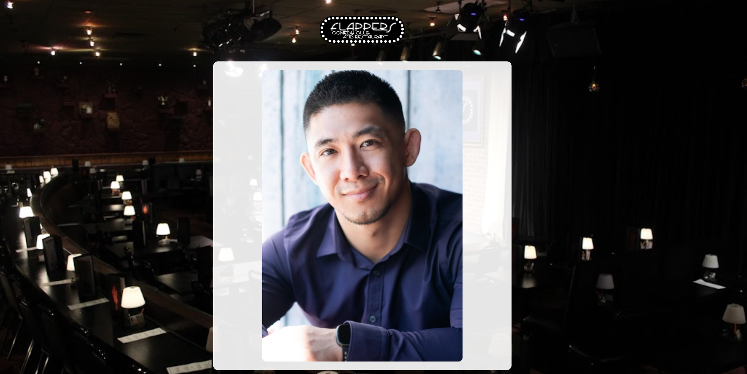 Peter Liu Headlines Flappers Comedy Club