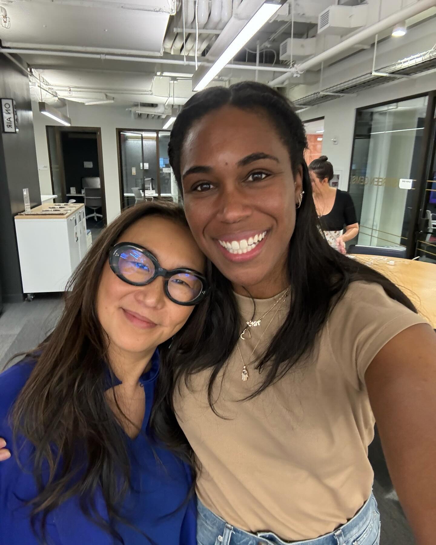 I love my work so much! I get to have the MOST incredible conversations with people who care deeply about improving themselves and their corner of the world. Loved getting to hang with Bonnie today and talk about her big idea that everyone needs, a l