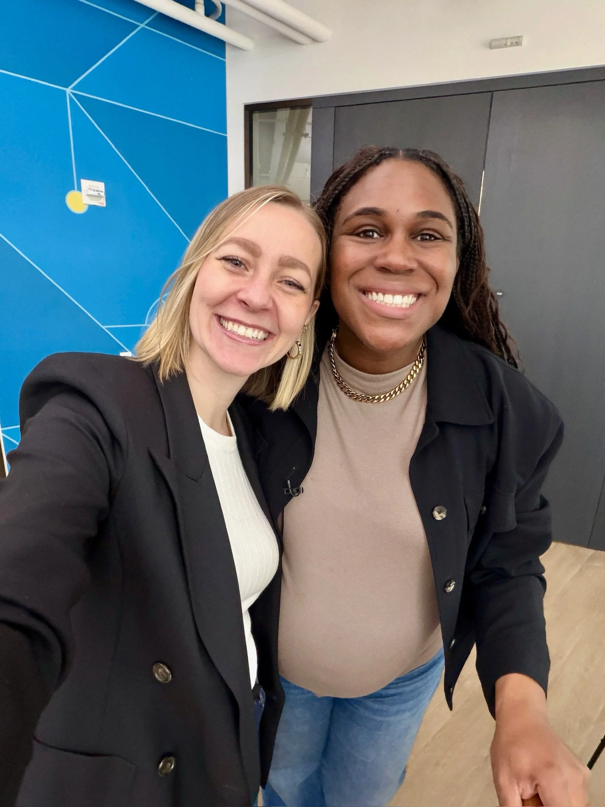Love when worlds collide! Interviewing the one and only #MarshallGoldstein and happened to meet another amazing member (and now friend) of #TheNest moms group! 

If you&rsquo;re a mom or mom-to-be in NYC, check out @the.nest.nyc. It&rsquo;s been a ga