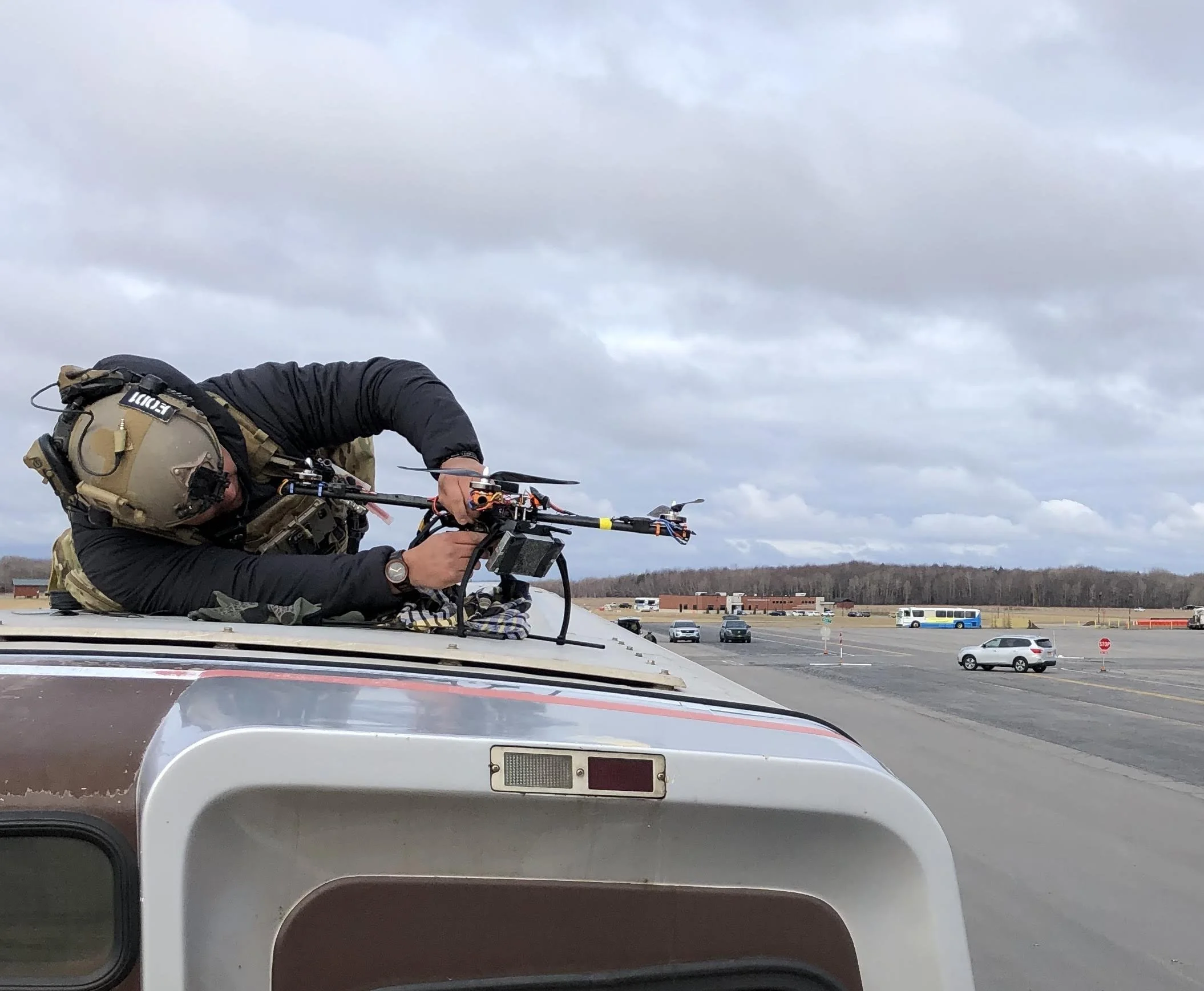 Grounded Drone Response