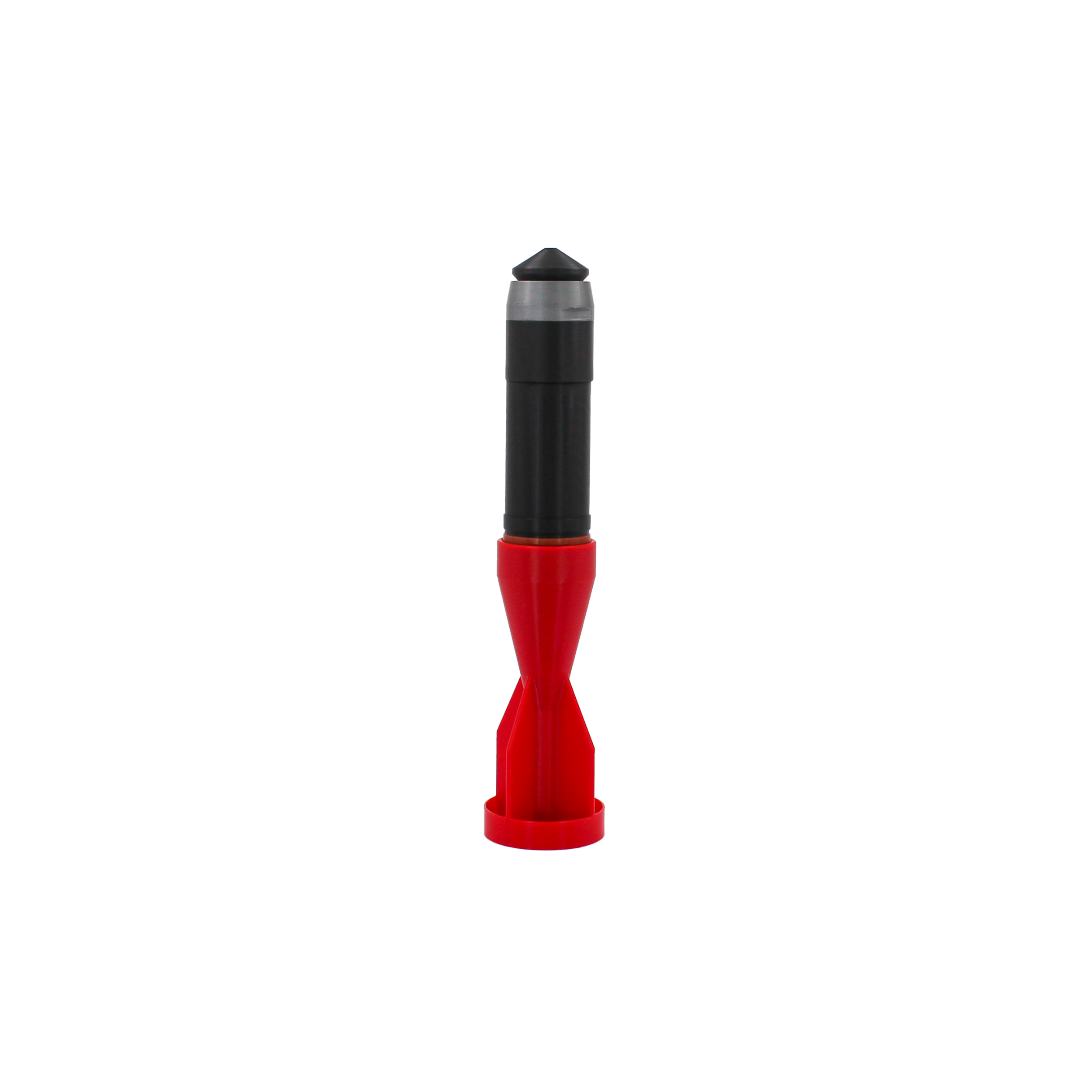 Close-up of VOG-17 inert replica showing features for drone munition recognition training