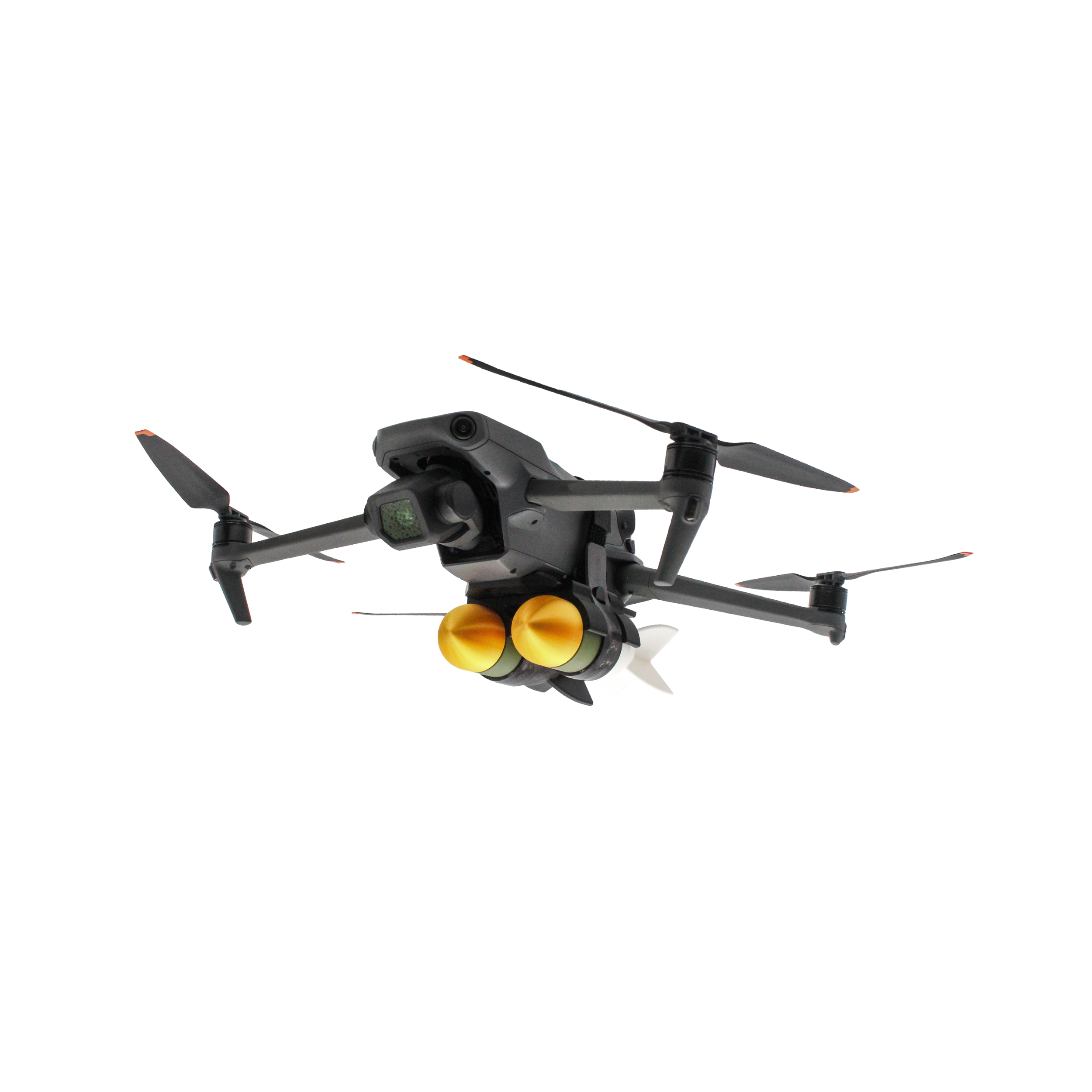 UAV payload adapter for EOD and counter-UAS training scenarios