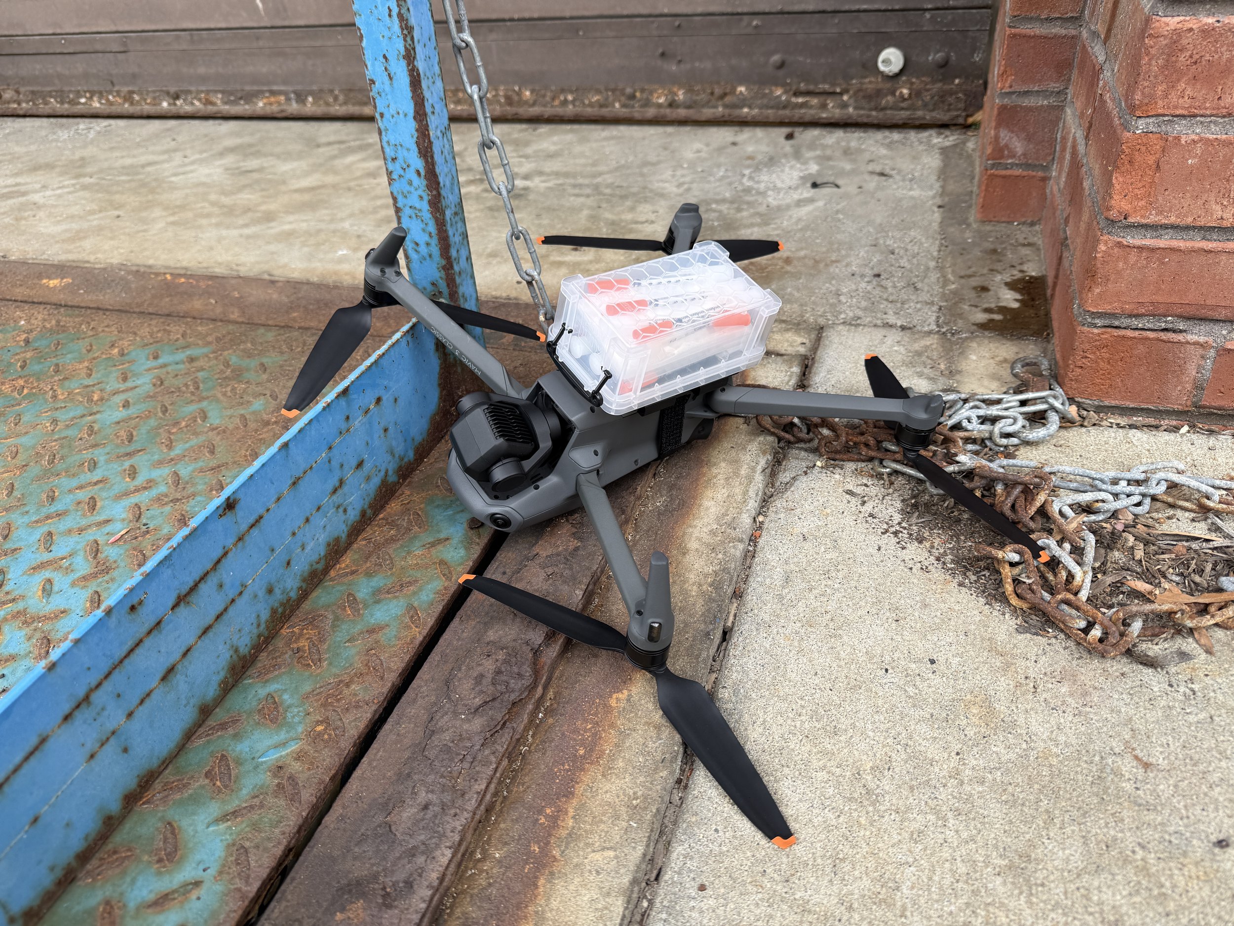 Drone Contraband Smuggling Payload Adapter Training Aid by 38 Sierra