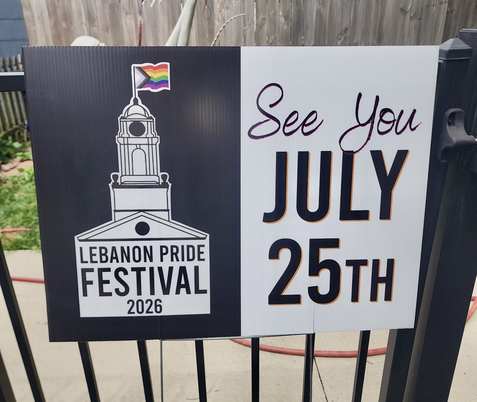 2026 Lebanon Pride Yard Sign