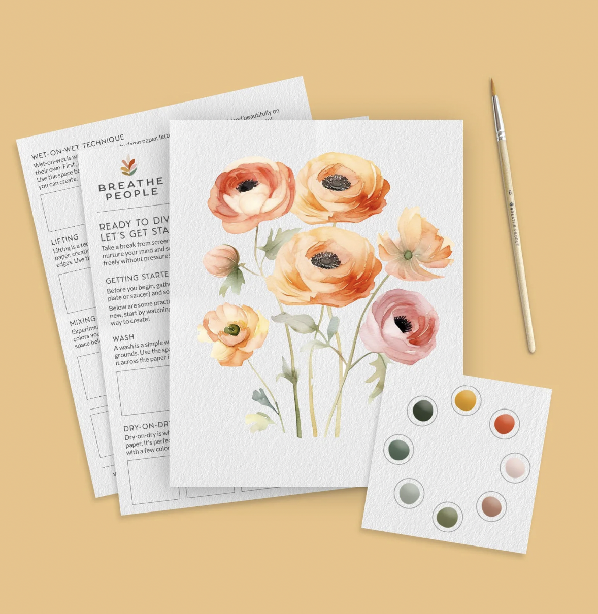 Sip & Craft - Watercolor - $35