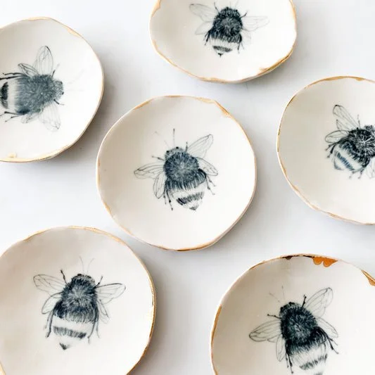Handmade bee dish, from Flipping Creative Mindful Market