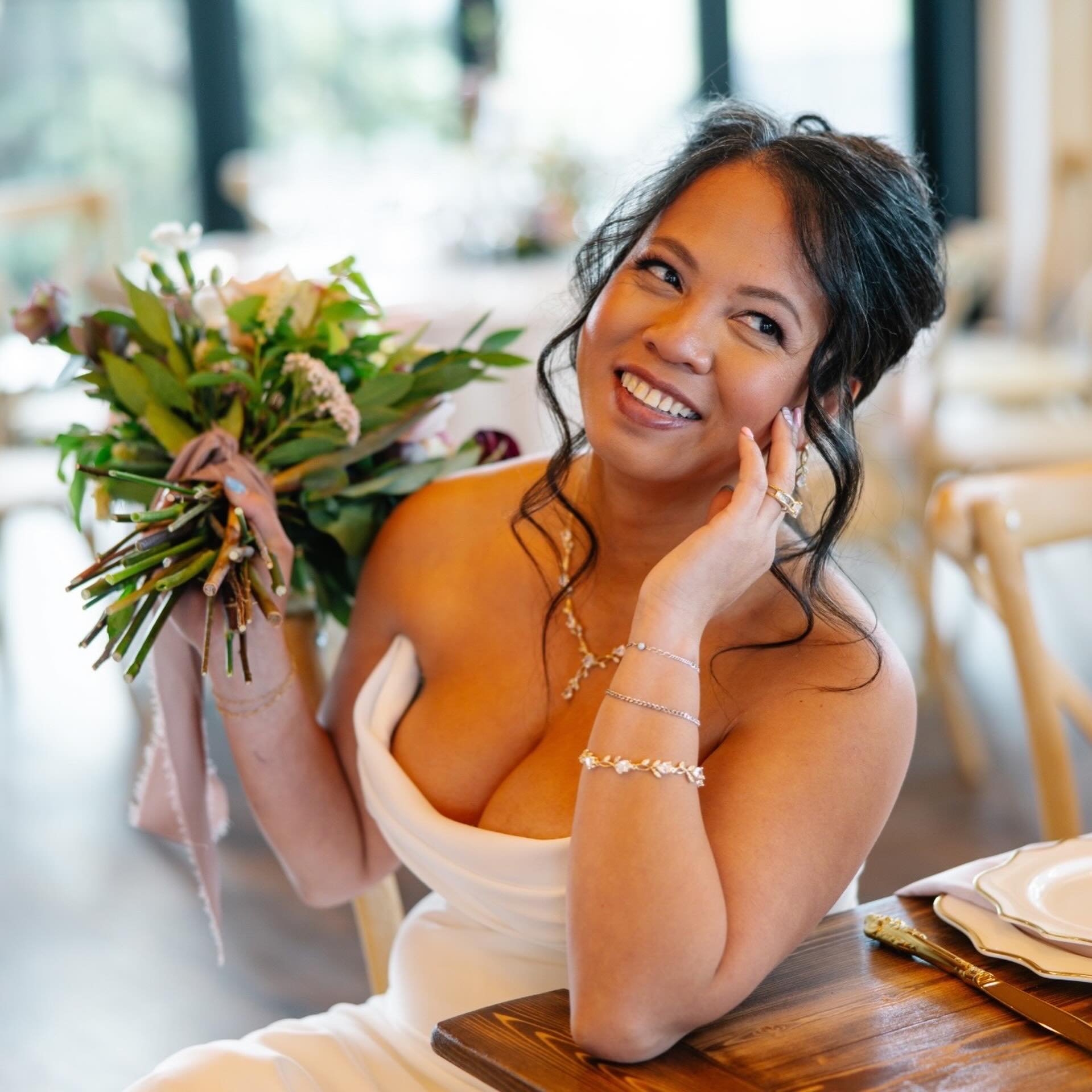 She&rsquo;s not thinking about a single thing right now. Not the timeline, not the details, not anything.
⠀⠀⠀⠀⠀⠀⠀⠀⠀
That&rsquo;s exactly how it should be. Colorado bridal hair and makeup by Blush Bridal.
⠀⠀⠀⠀⠀⠀⠀⠀⠀
Venue: @cherryvalleyvenue
Planning &