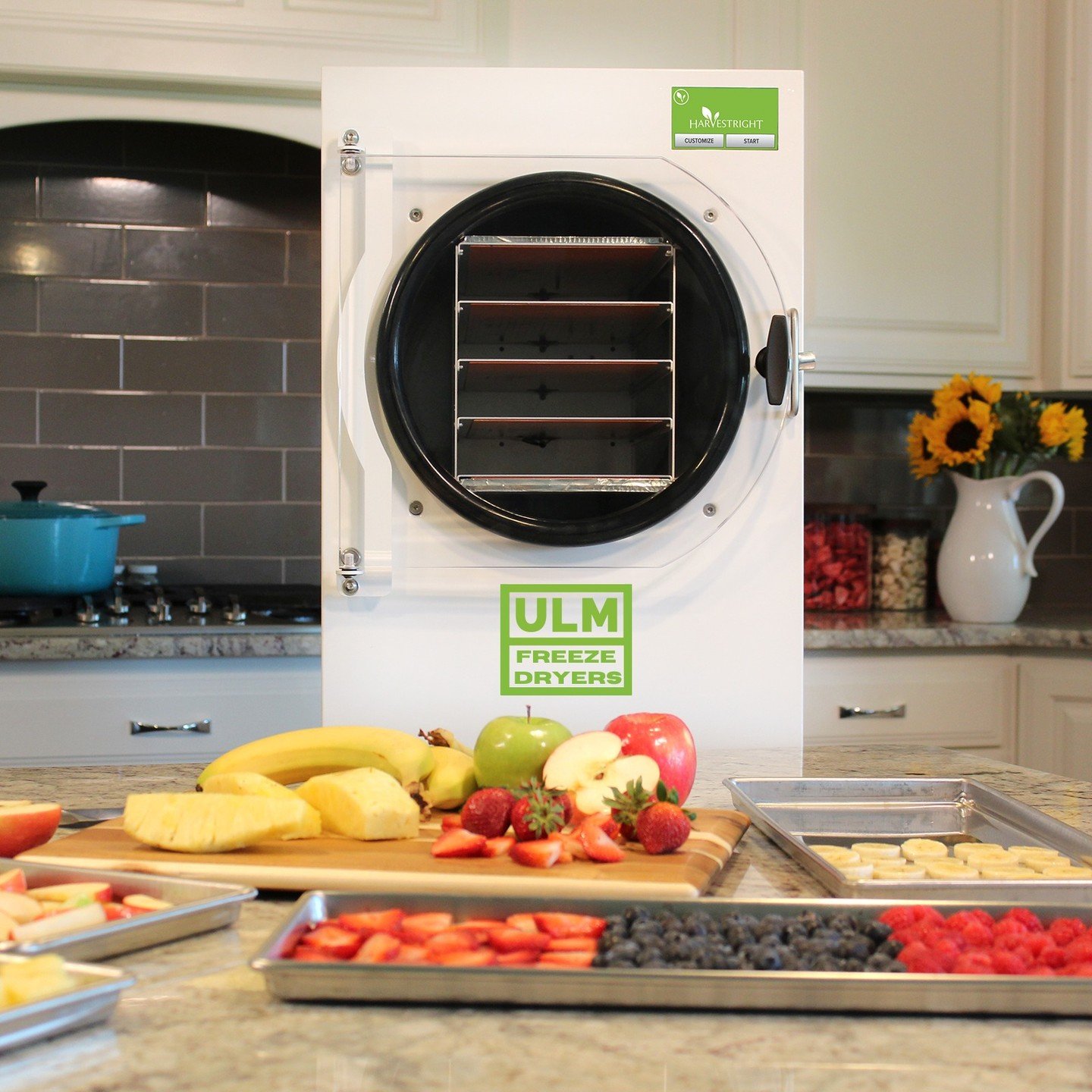 With a Harvest Right Freeze Dryer, preserve your garden produce, create the perfect emergency food supply, make camping meals and healthy snacks. Unlike other methods of food preservation, freeze drying does not shrink or toughen the food, and retain